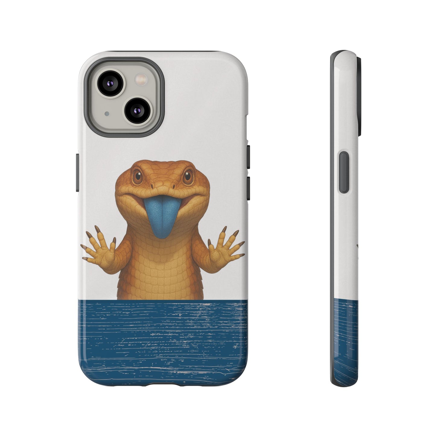 Blue-tongued Lizard iPhone Case – Glass Surfer Australian Wildlife Design