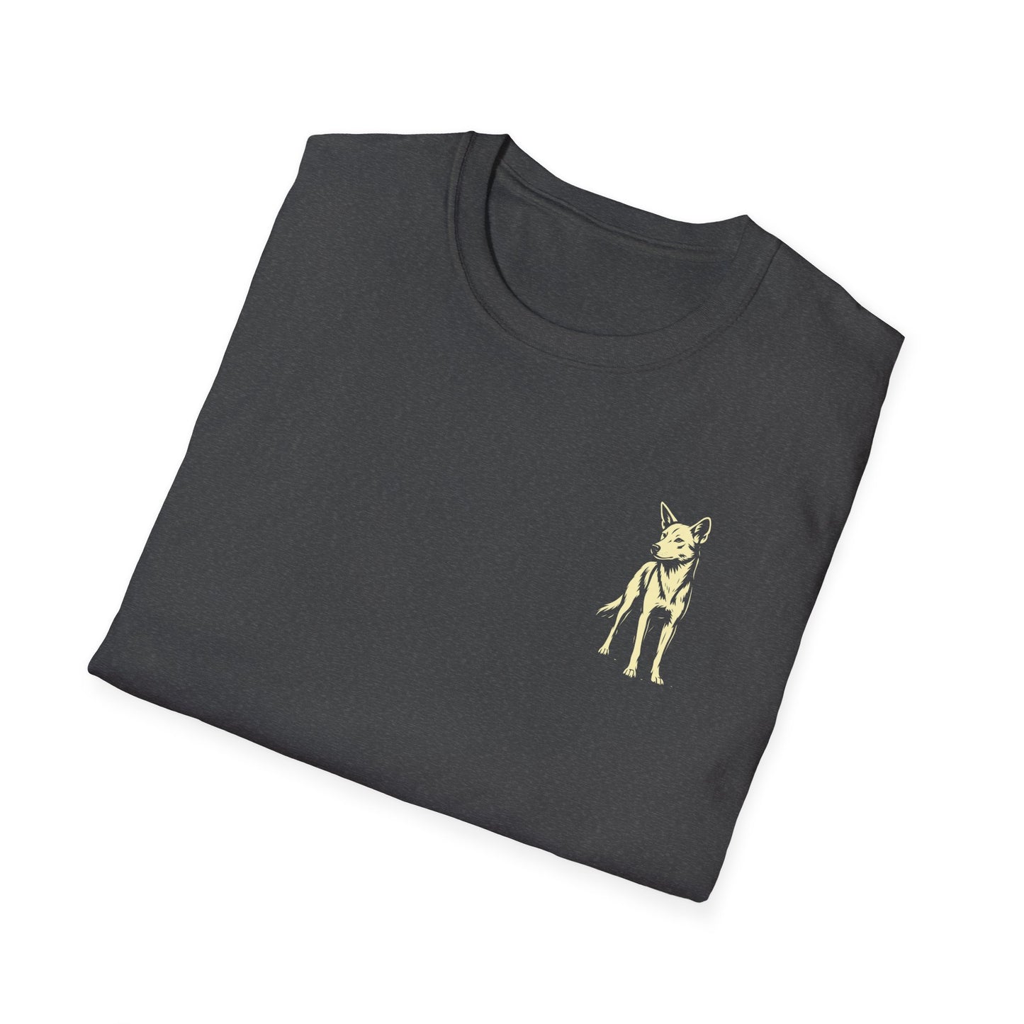 Dingo T-Shirt Minimal Australian Wildlife Tee, Aussie Dingo Shirt, Native Animal Tee Australia, Outback Shirt, Simple Animal Design