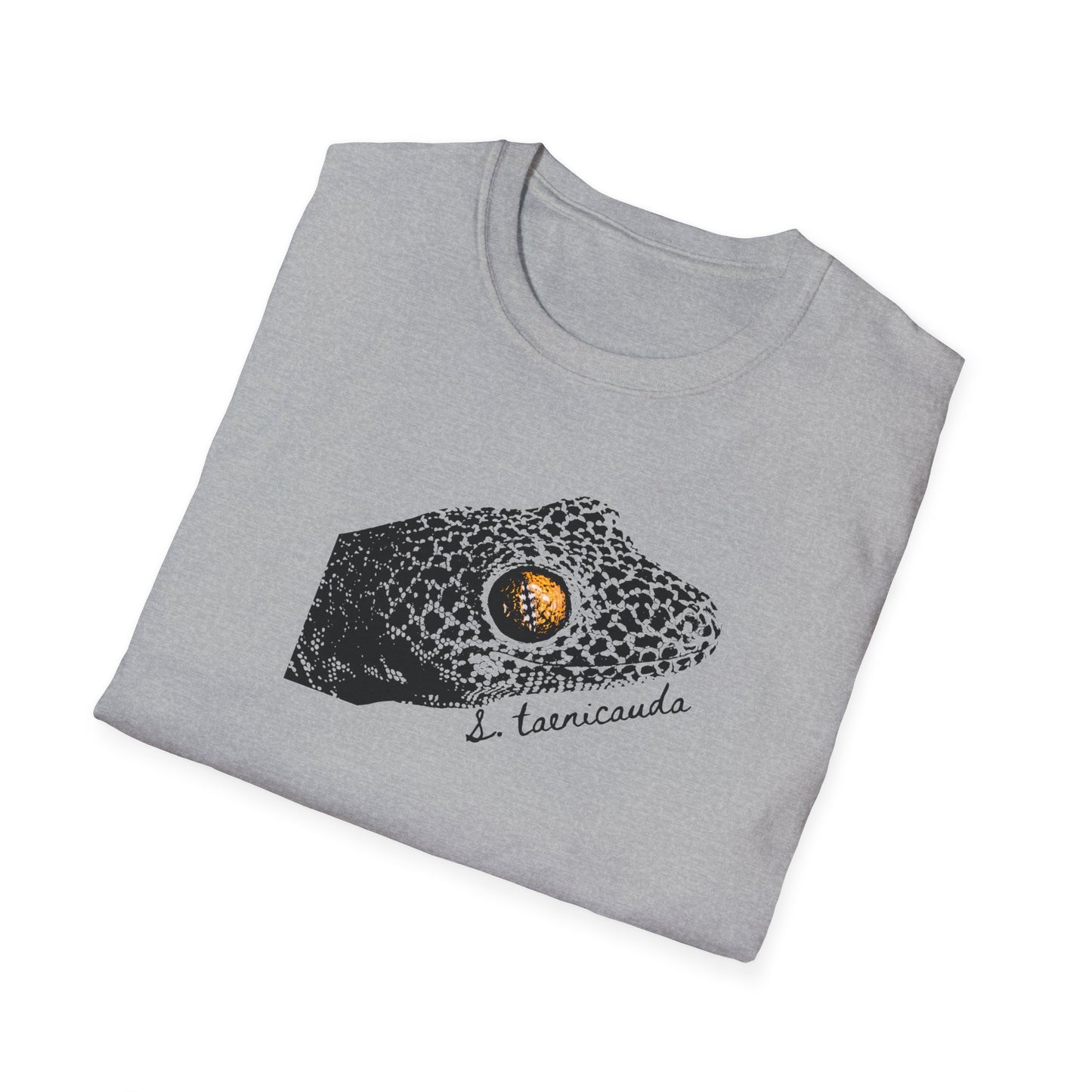 Golden Tailed Gecko T-Shirt, Strophurus taenicauda Shirt, Australian Gecko Tee, Reptile Lover Gift, Minimalist Lizard Shirt