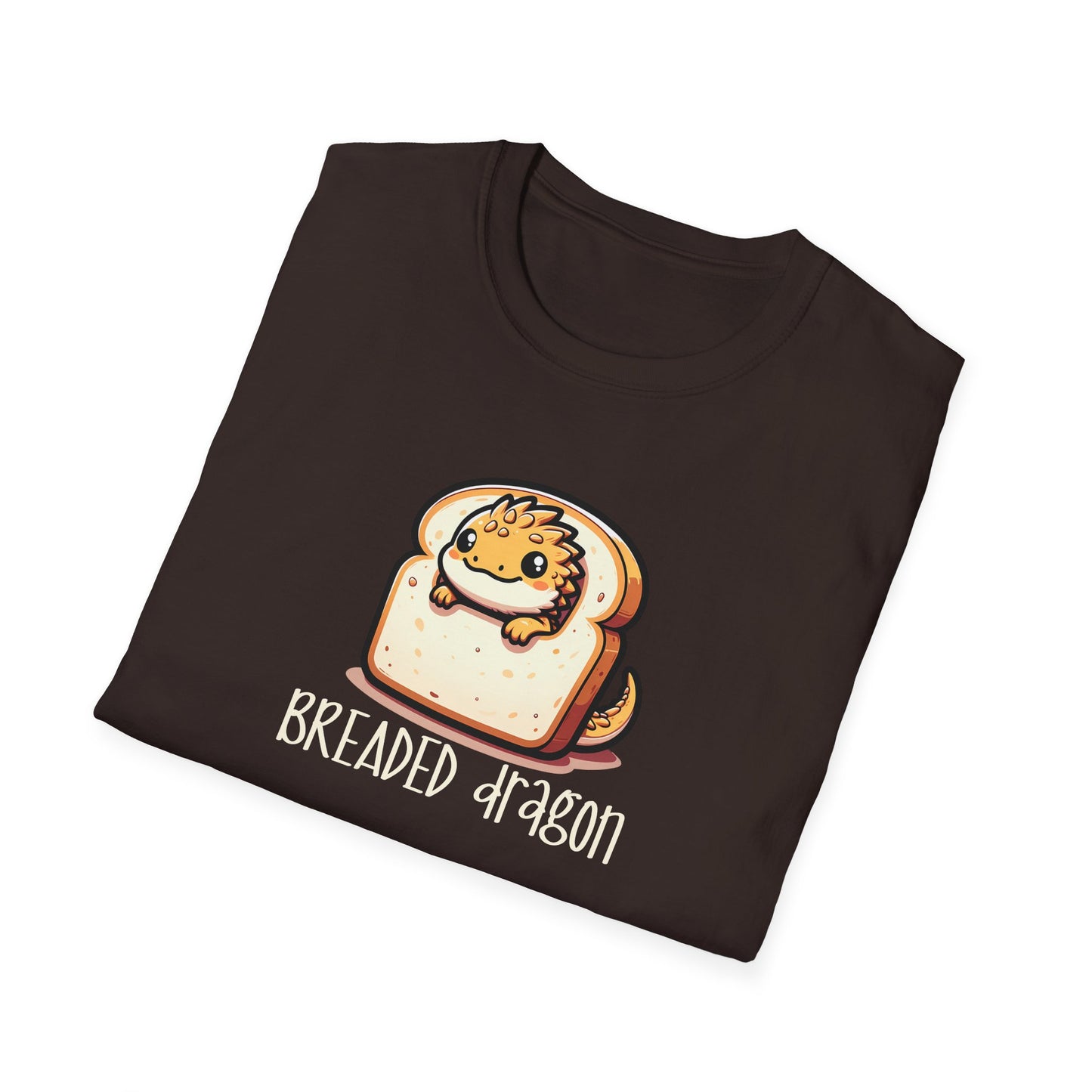 Breaded Dragon T-Shirt, Bearded Dragon Pun Shirt, Cute Reptile Lover Tee, Lizard Gift, Beardie Mom Dad Shirt, Food Pun Graphic Tee