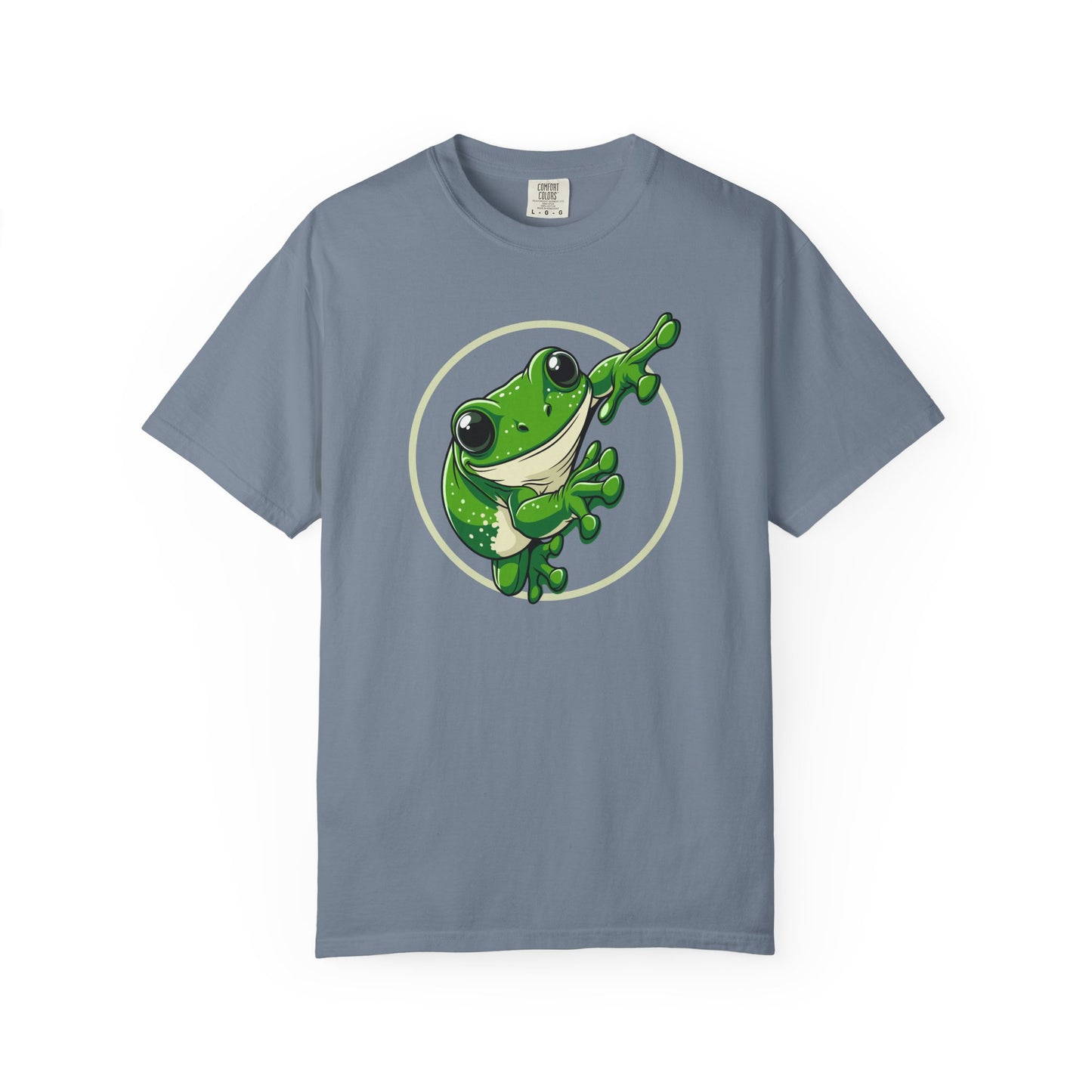 Green Tree Frog Shirt, Comfort Colors Frog Tee, Australian Frog T Shirt, Cute Amphibian Graphic Tee, Frog Lover Gift, Wildlife Shirt