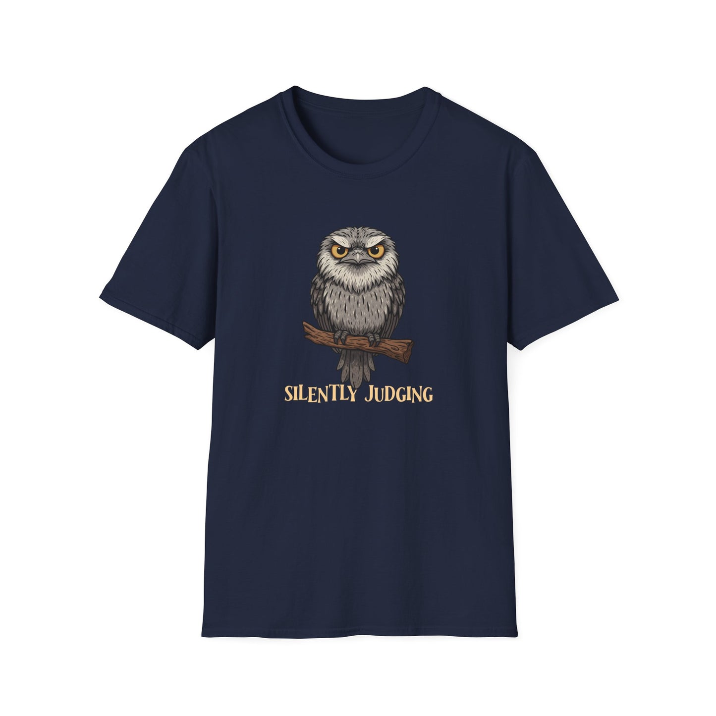 Tawny Frogmouth T-Shirt Silently Judging Shirt, Funny Owl Lover Tee, Australian Bird Shirt, Bird Nerd Gift, Frogmouth Tee