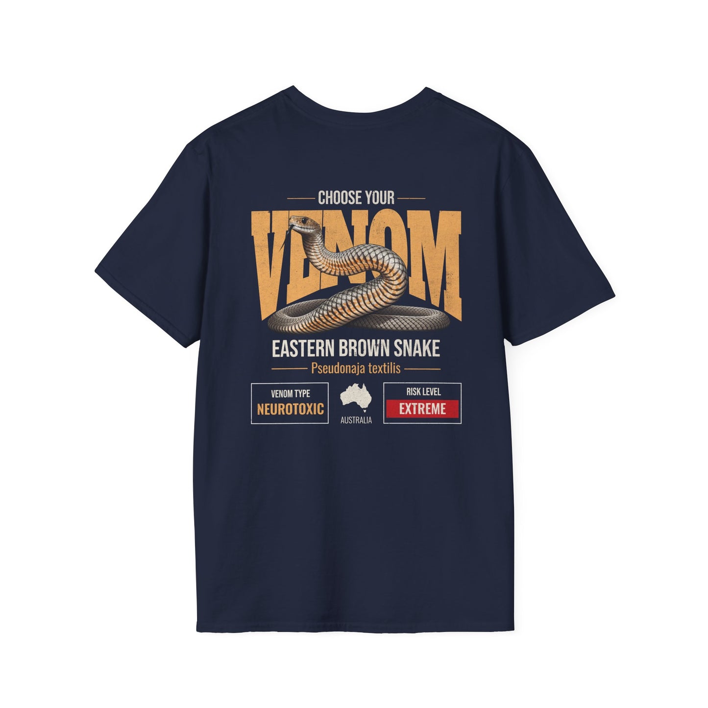 Eastern Brown Snake T-Shirt, Choose Your Venom Shirt, Australian Snake Shirt, Herpetology Shirt, Venomous Snake Tee, Aussie Wildlife Shirt