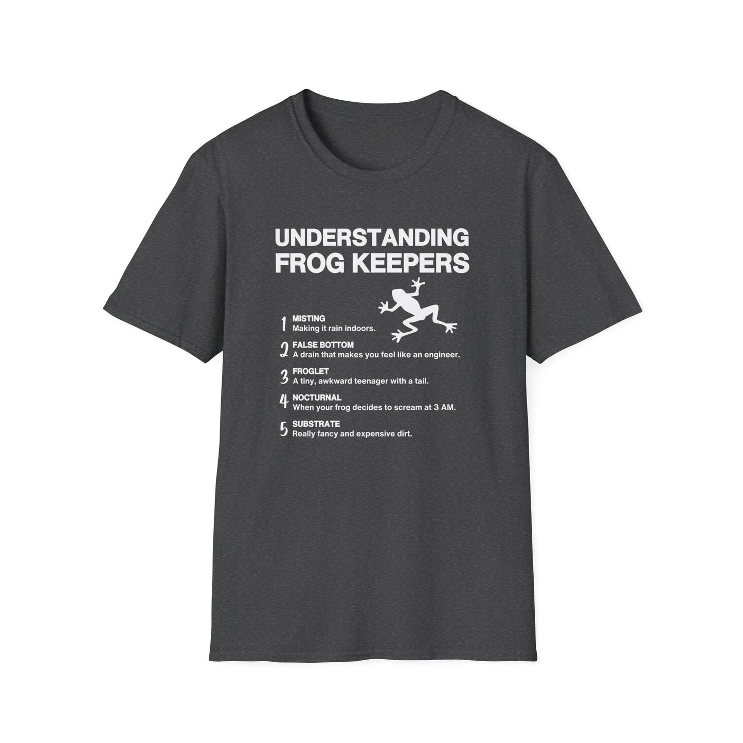 Understanding Frog Keepers T-Shirt, Funny Frog Owner Shirt, Frog Keeper Gift, Amphibian Humor Tee, Frog Lover Shirt, Herpetology Gift