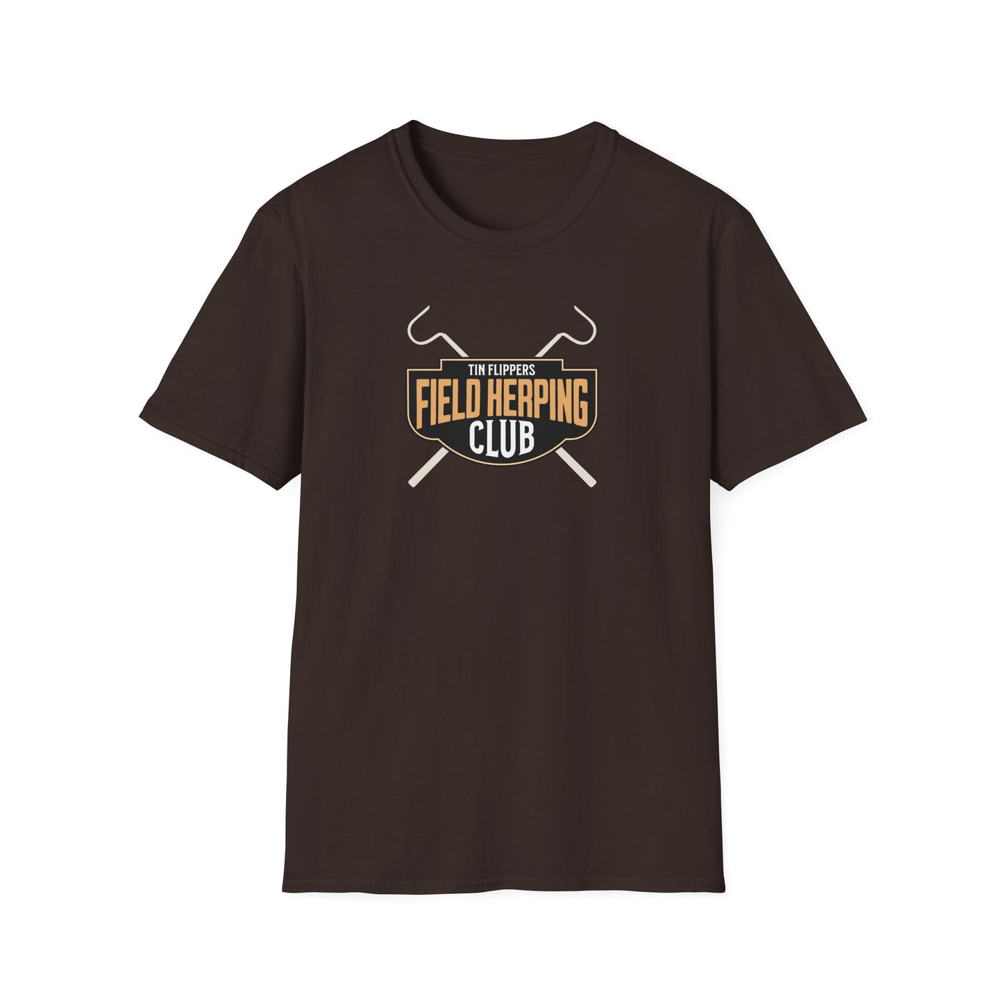 Field Herping Club T-Shirt, Tin Flippers Shirt, Reptile Lover Tee, Snake Hook Graphic Shirt, Herper Gift, Wildlife Club Tee