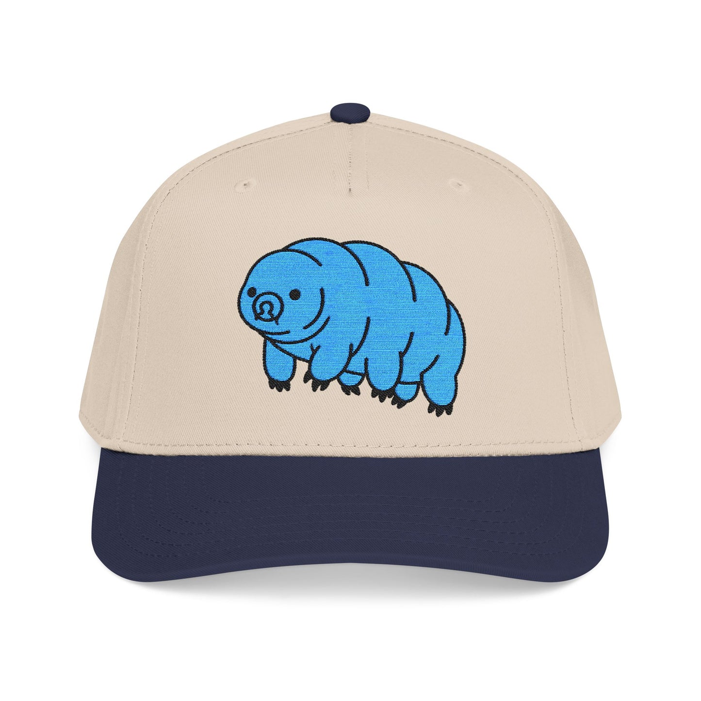 Tardigrade Embroidered Mid Profile Baseball Cap, Water Bear Hat, Science Nerd Cap, Biology Gift, Cute Microbiology Hat, Embroidered Dad Cap