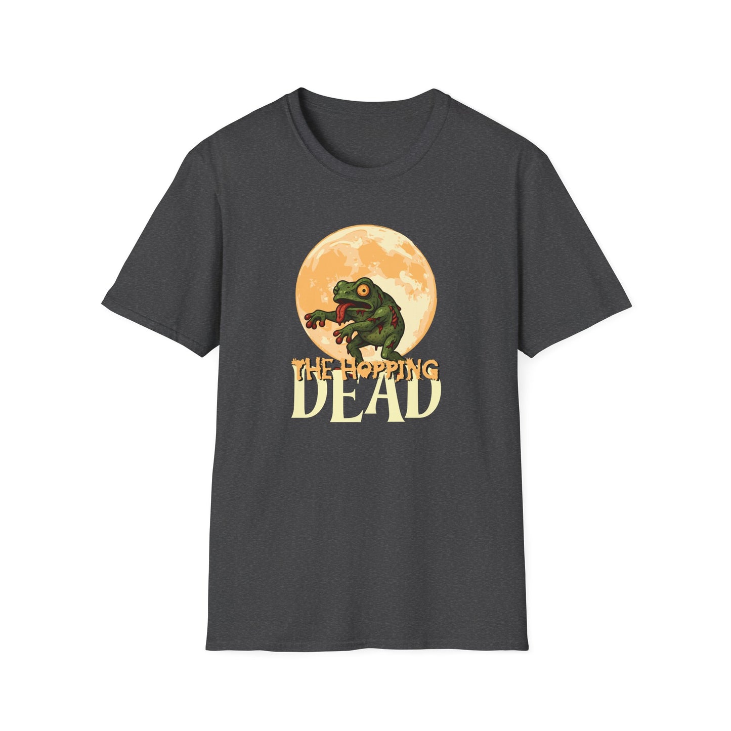 The Hopping Dead Frog T-Shirt, Zombie Frog Shirt, Frog Lover Tee, Halloween Amphibian Shirt, Creepy Cute Wildlife Gift