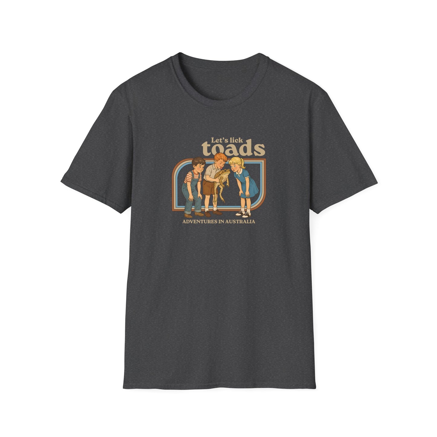 Lets Lick Toads T-Shirt, Funny Cane Toad Shirt, Australian Wildlife Humor Tee, Herpetology Shirt, Retro Toad Shirt, Aussie Frog Shirt