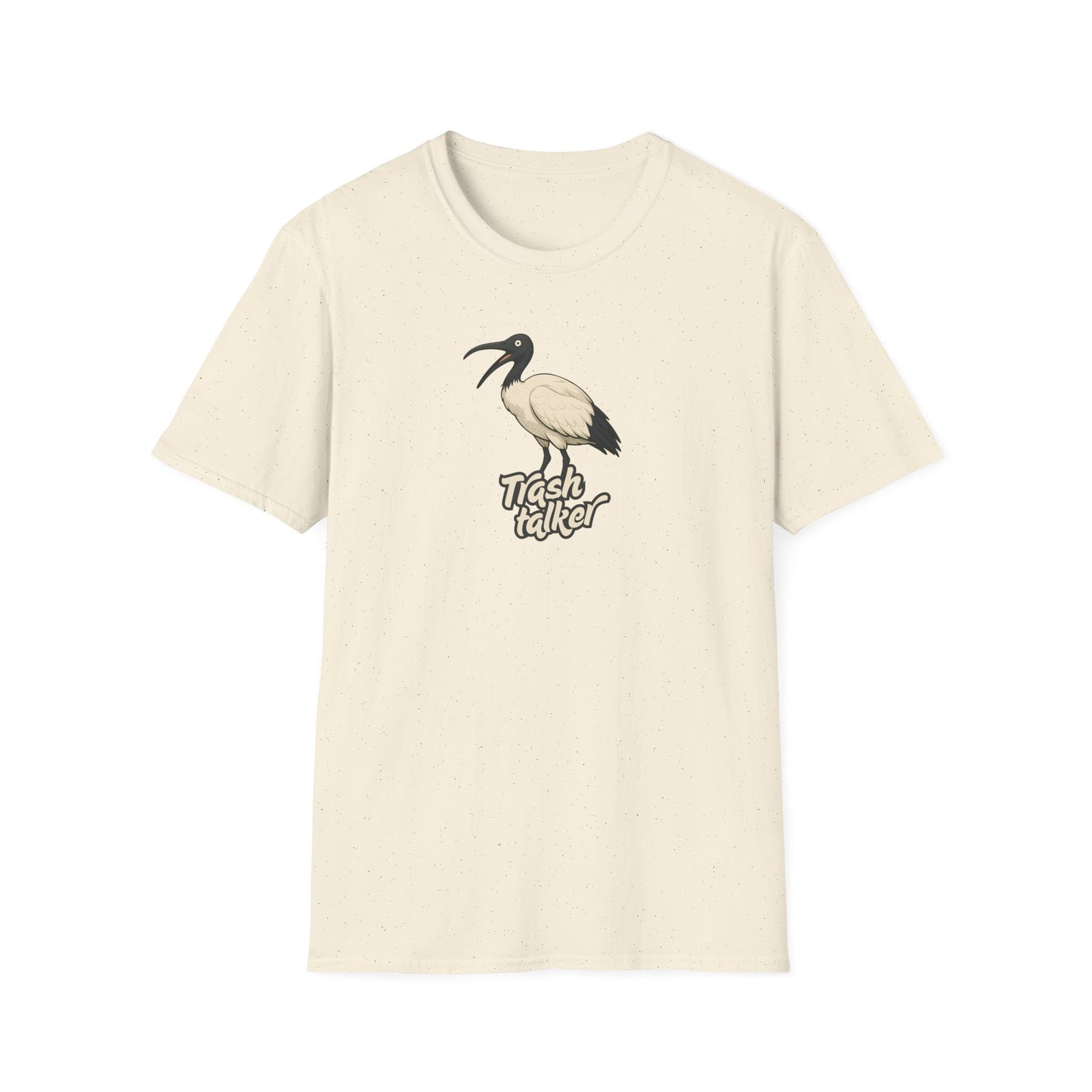 Trash Talker Ibis T-Shirt, Bin Chicken Shirt, White Ibis Tee, Australian Bird T-Shirt, Aussie Wildlife Graphic Tee, Bird Nerd Shirt
