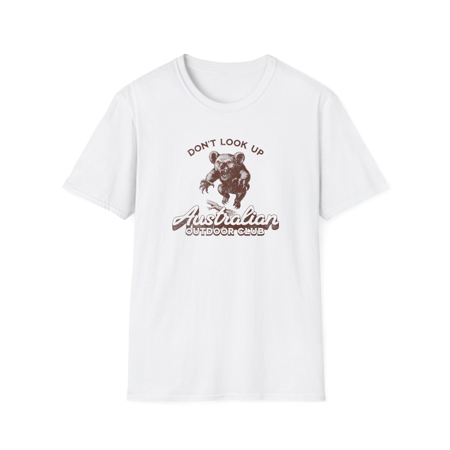 Drop Bear T-Shirt Australian Outdoor Club Don’t Look Up, Funny Aussie Warning Shirt, Hiking Tee, Australia Meme Shirt, Bushwalking Gift