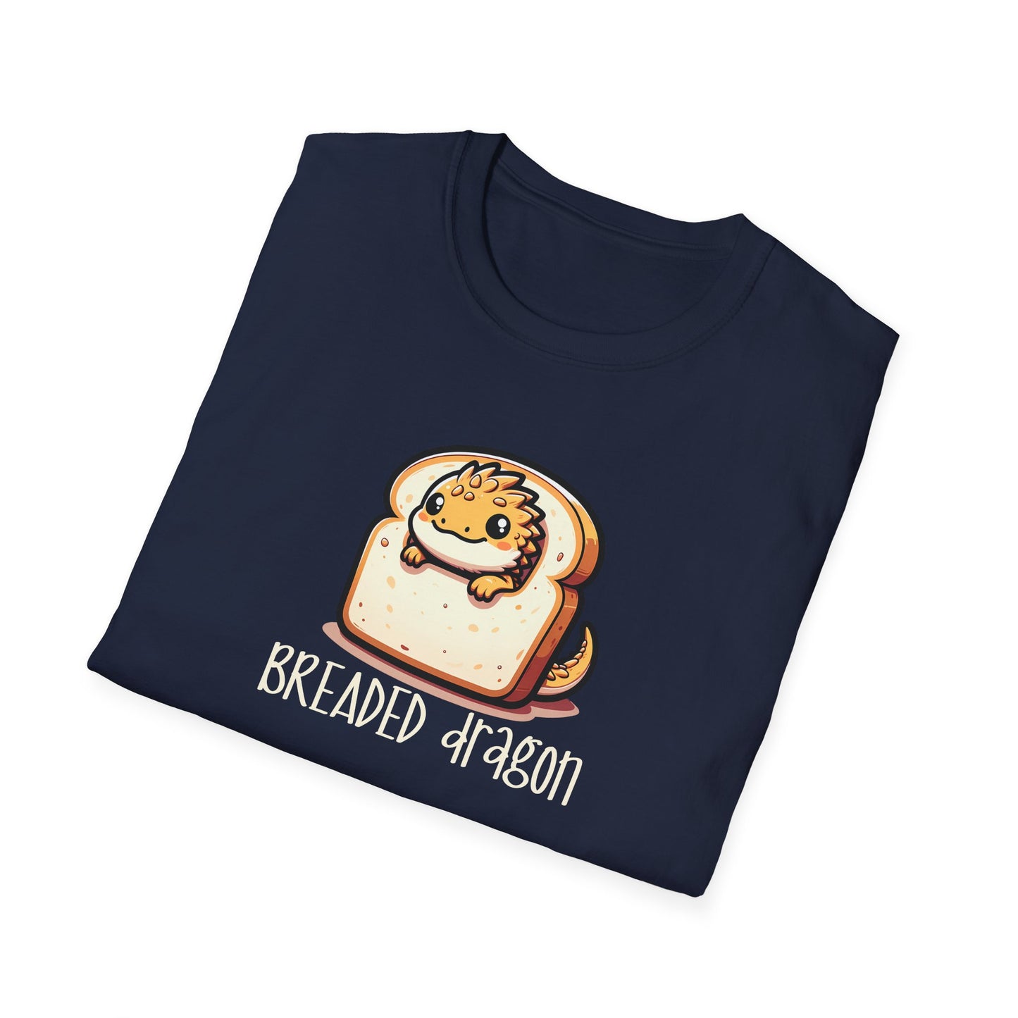 Breaded Dragon T-Shirt, Bearded Dragon Pun Shirt, Cute Reptile Lover Tee, Lizard Gift, Beardie Mom Dad Shirt, Food Pun Graphic Tee