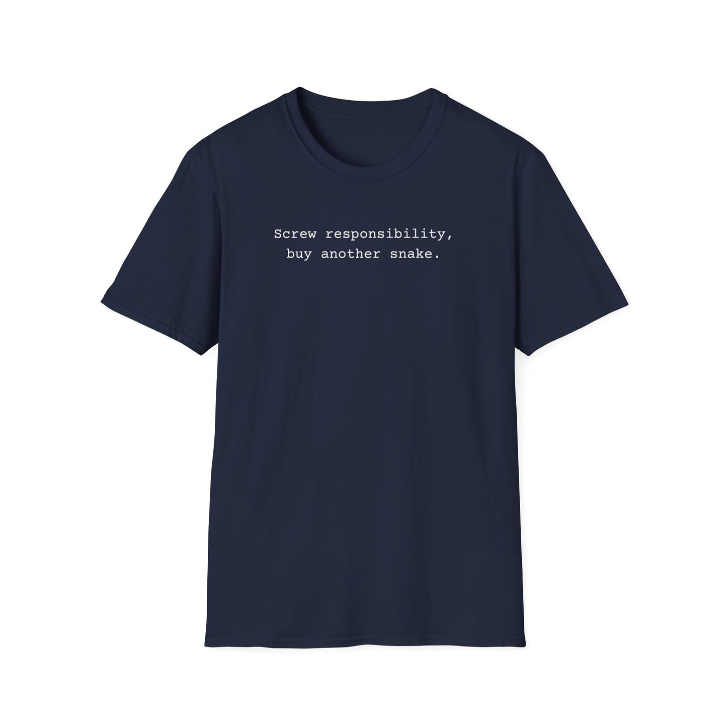 Screw Responsibility Buy Another Snake T-Shirt, Snake Lover Shirt, Reptile Keeper Tee, Herpetology Gift, Snake Mom Dad Shirt