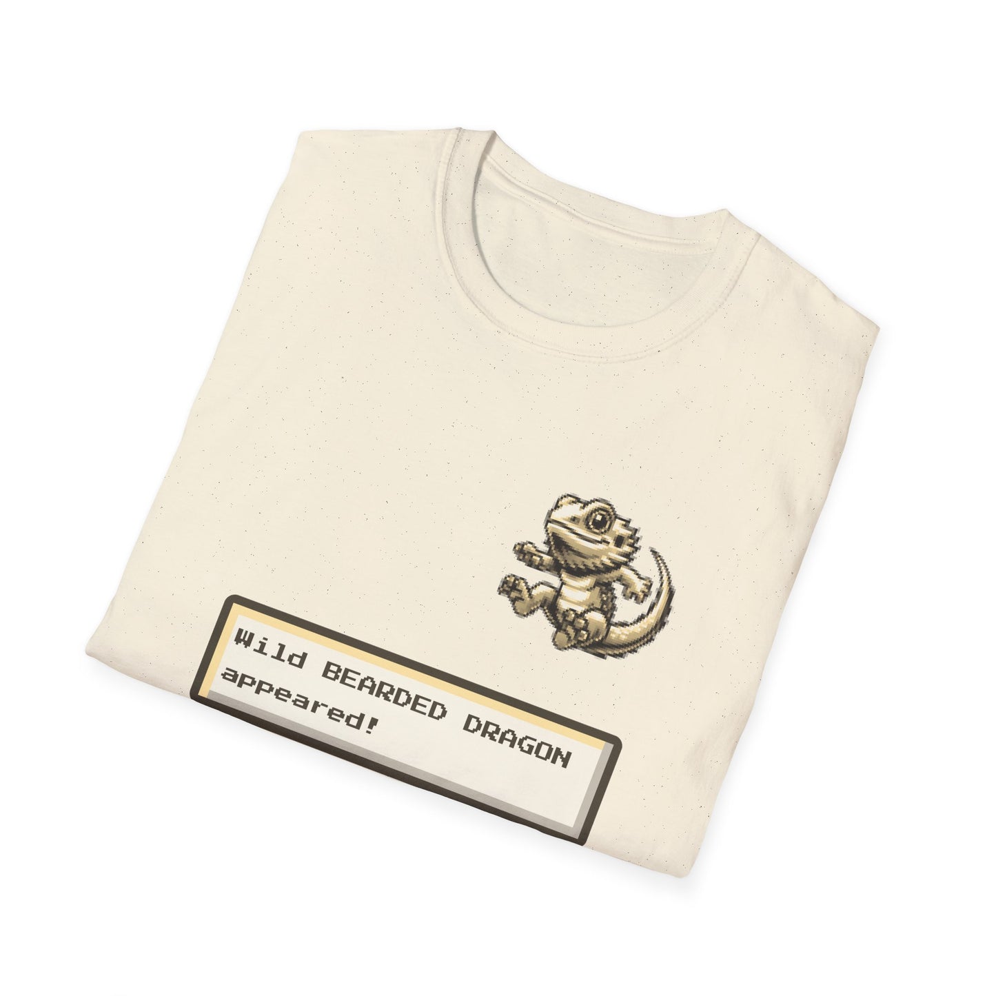 A Wild Beardie Appears T-Shirt – Funny Bearded Dragon Gamer Tee