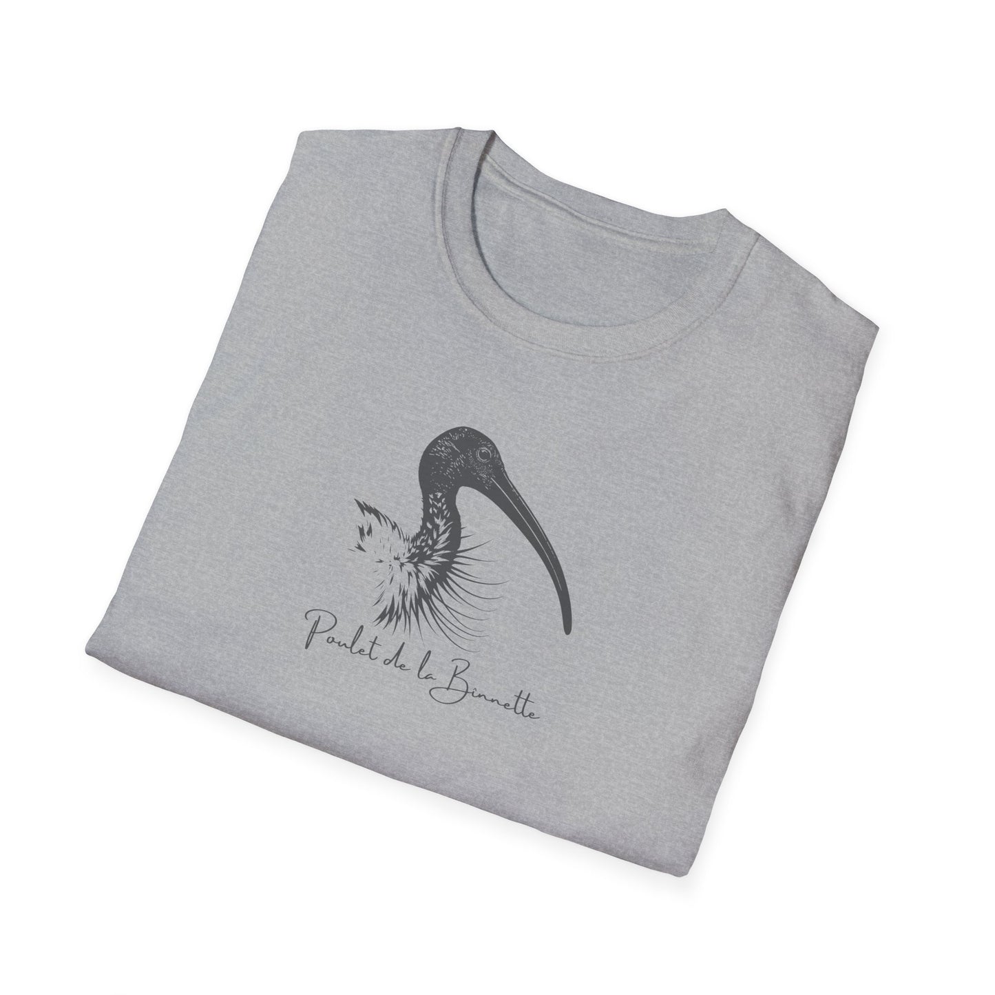 White Ibis T-Shirt, Bin Chicken Shirt, Australian Bird Tee, Ibis Graphic T-Shirt, Australian Wildlife Shirt, Bird Lover Gift, Aussie Nature Tee