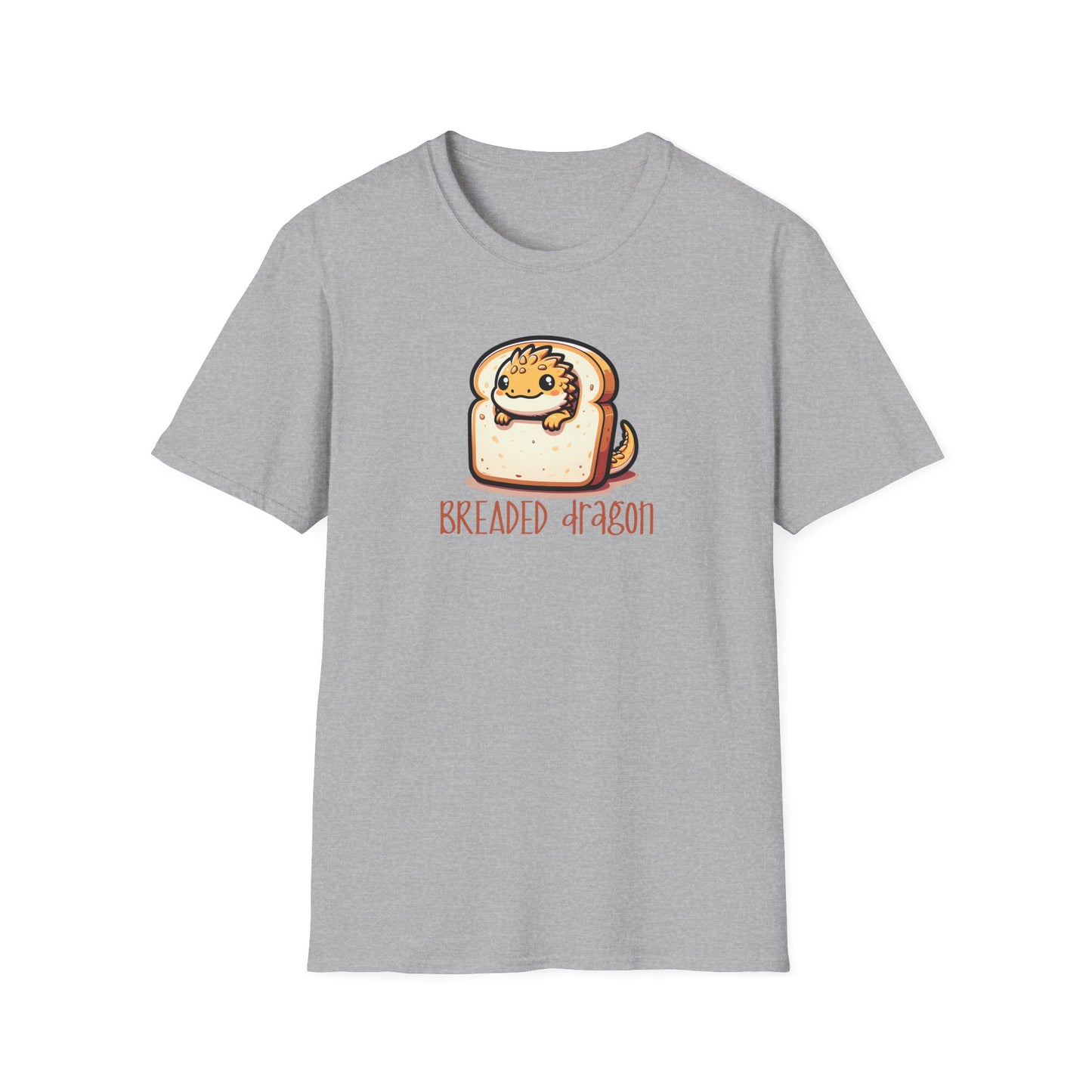 Breaded Dragon T-Shirt, Bearded Dragon Pun Shirt, Cute Reptile Lover Tee, Lizard Gift, Beardie Mom Dad Shirt, Food Pun Graphic Tee