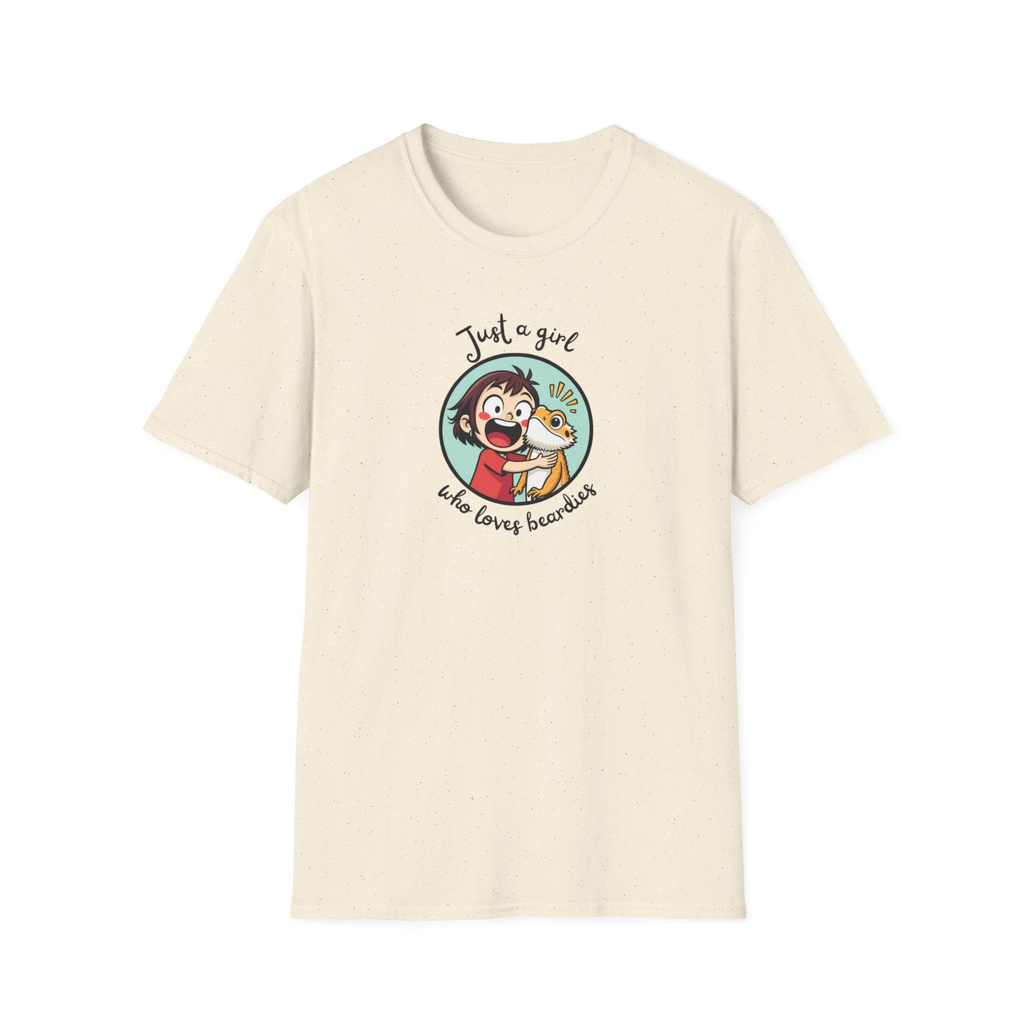 Just A Girl Who Loves Beardies T-Shirt, Bearded Dragon Shirt, Reptile Lover Tee, Beardie Mom Shirt, Cute Lizard T-Shirt, Reptile Keeper Gift, Australian Lizard Tee