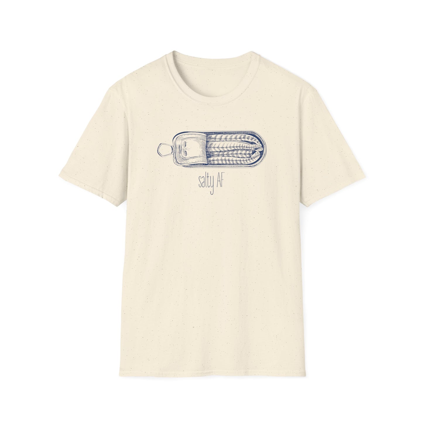Salty AF Sardine T-Shirt, Sardine Shirt, Fish Lover Tee, Seafood Graphic Shirt, Tinned Fish Tee, Ocean Animal Shirt, Coastal Foodie Gift