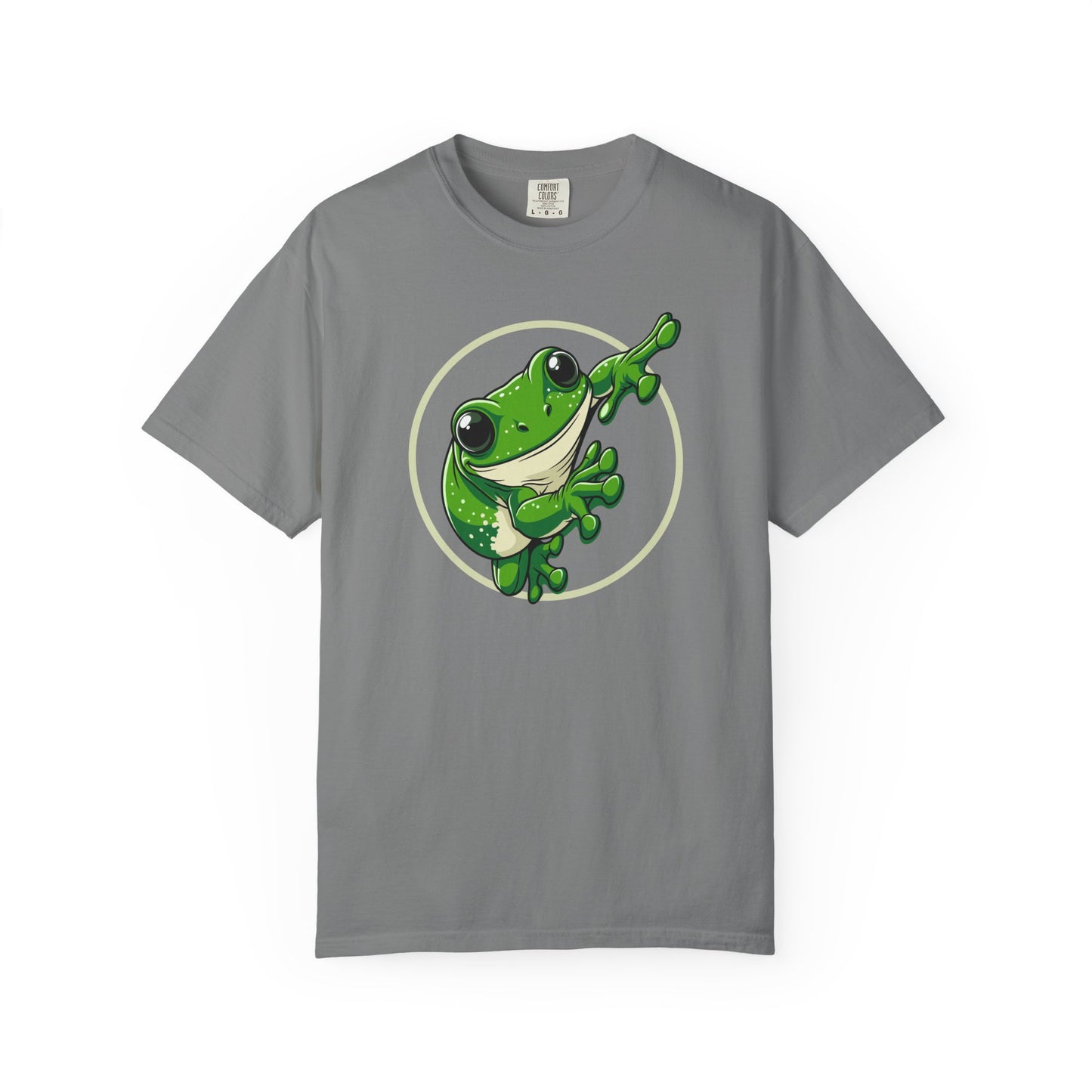 Green Tree Frog Shirt, Comfort Colors Frog Tee, Australian Frog T Shirt, Cute Amphibian Graphic Tee, Frog Lover Gift, Wildlife Shirt