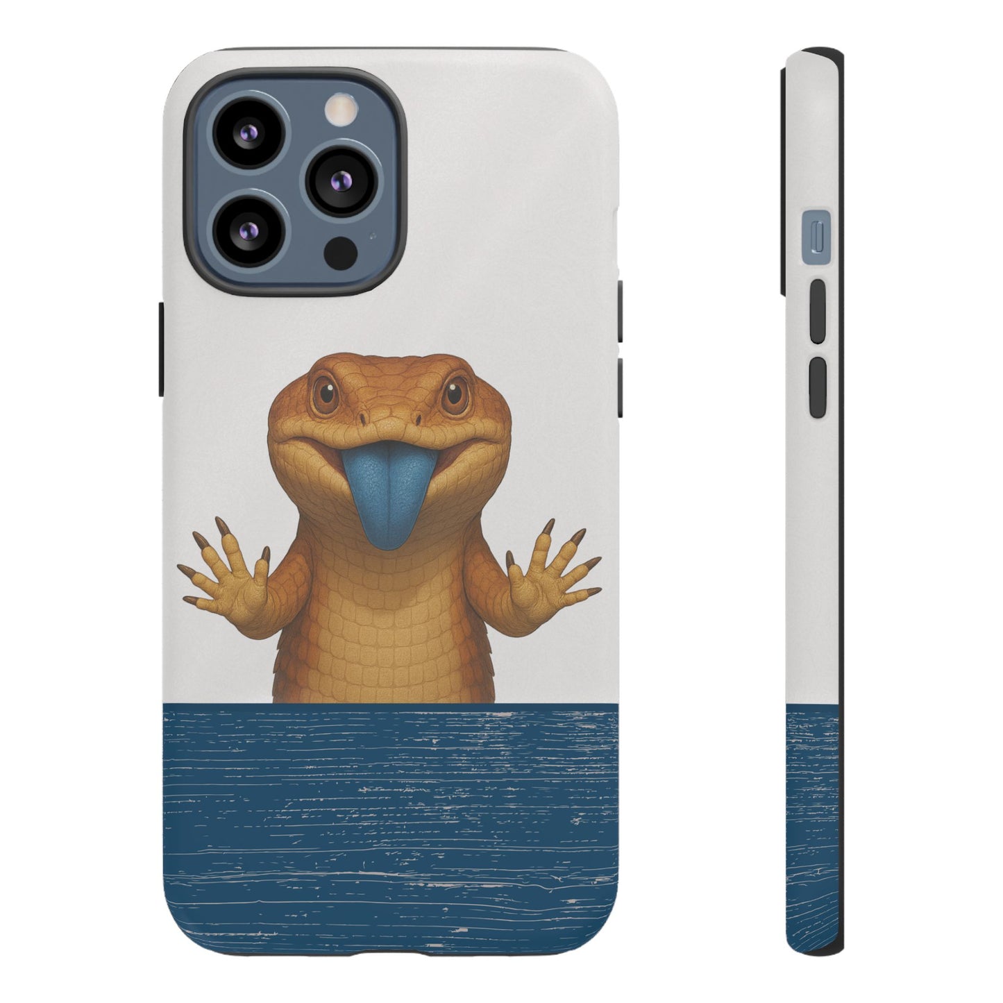Blue-tongued Lizard iPhone Case – Glass Surfer Australian Wildlife Design