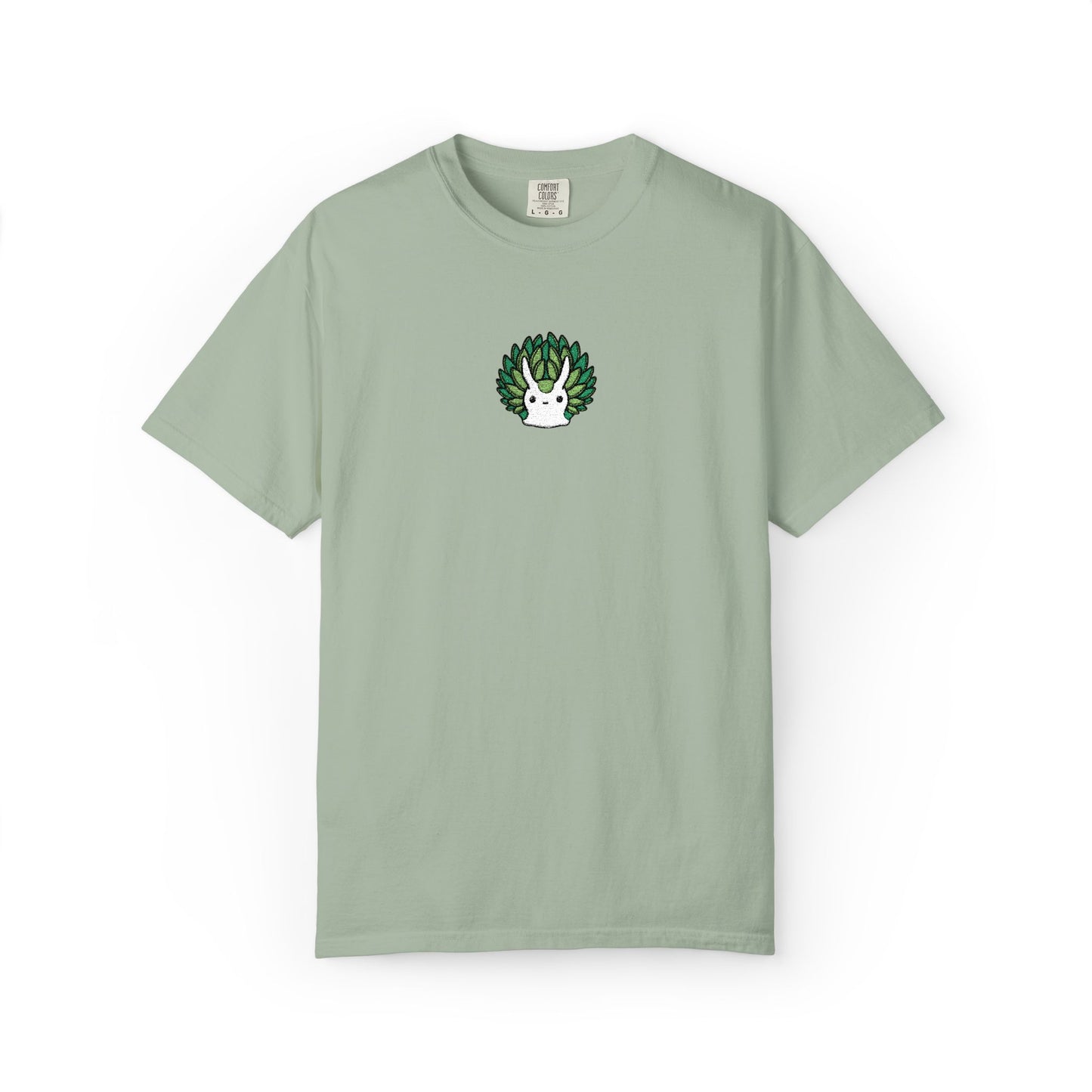 Sea Sheep Embroidered Comfort Colors T-Shirt, Cute Sea Slug Shirt, Nudibranch Tee, Ocean Animal Gift, Marine Biology Embroidered Shirt