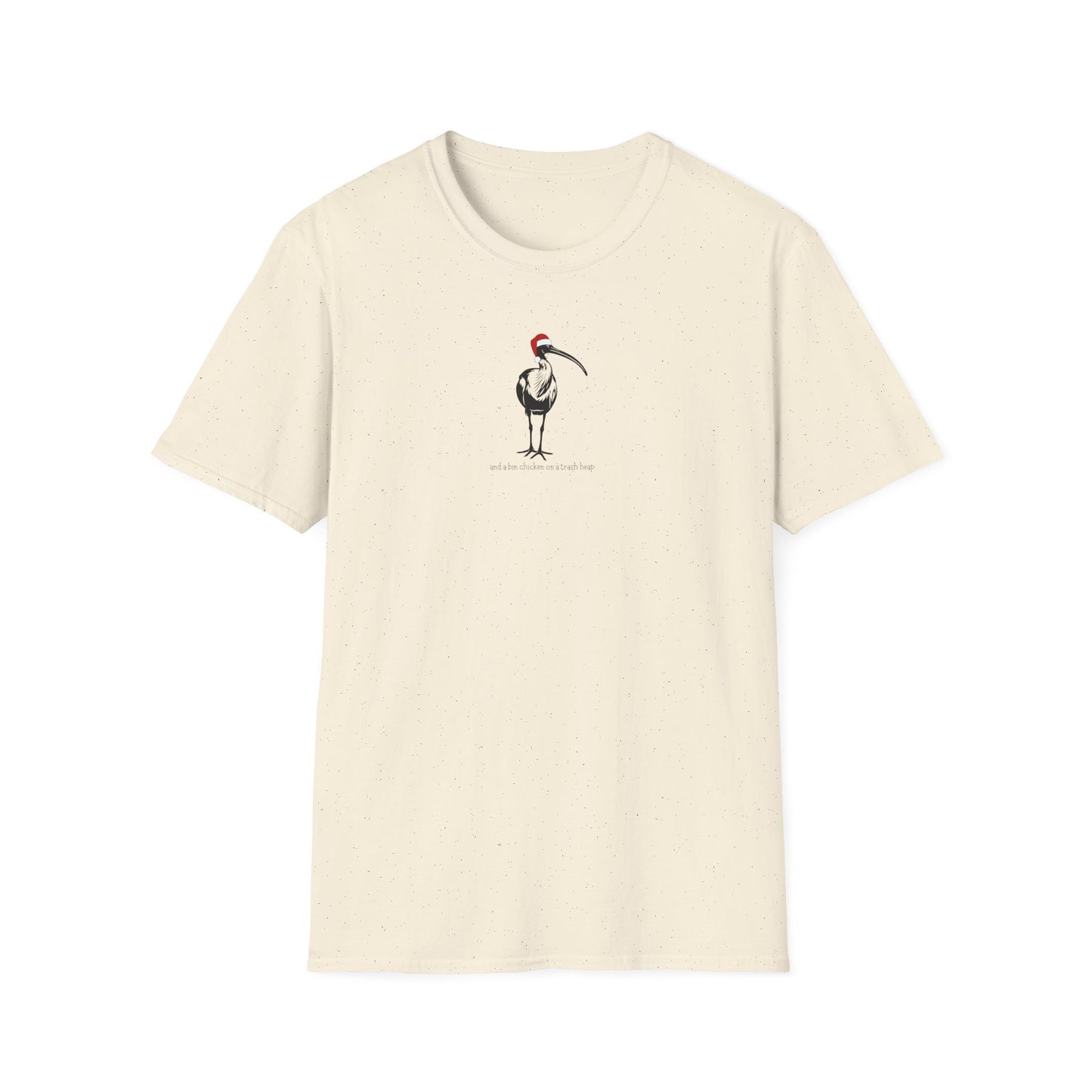 White Ibis Christmas T-Shirt, Bin Chicken Christmas Shirt, Australian Christmas Tee, Aussie Bird Shirt, Funny Holiday T-Shirt, Ibis Santa Hat Tee, Australian Wildlife Christmas Gift