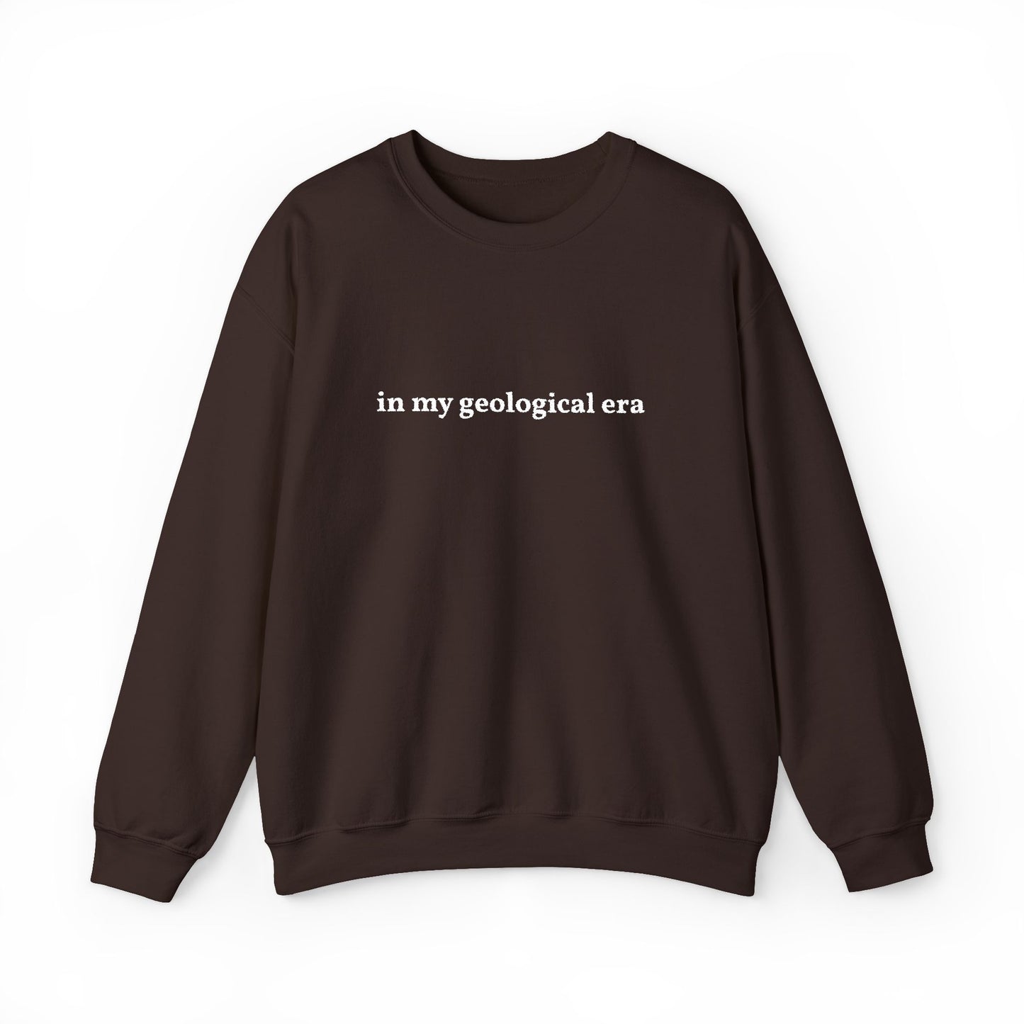 In My Geological Era Embroidered Sweatshirt Geology Gift for Geologist Science Teacher Crewneck Paleontology Earth Science Jumper