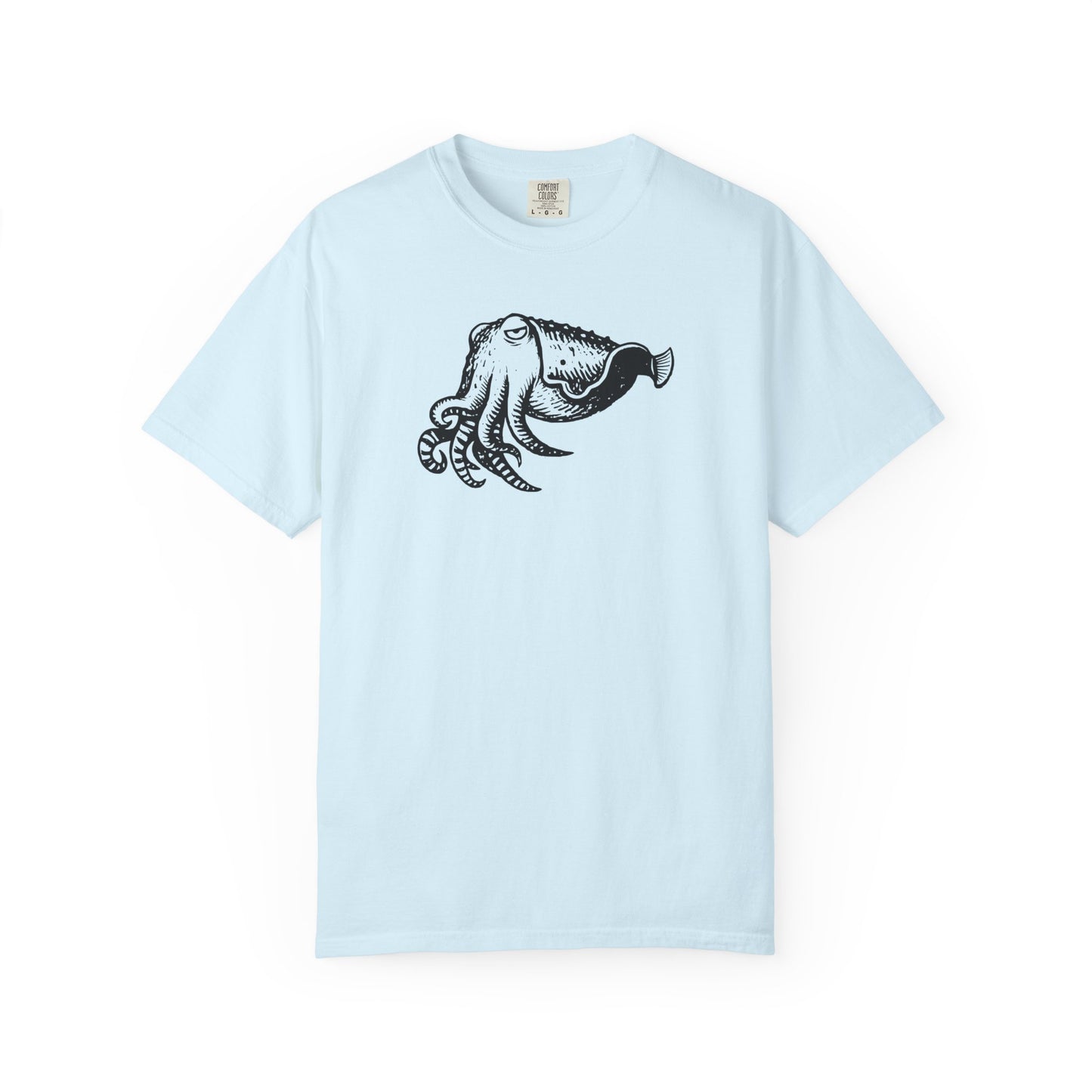 Cuttlefish Shirt, Comfort Colors Ocean Animal Tee, Cephalopod T Shirt, Marine Biology Gift, Scuba Diver Shirt, Sea Life Graphic Tee