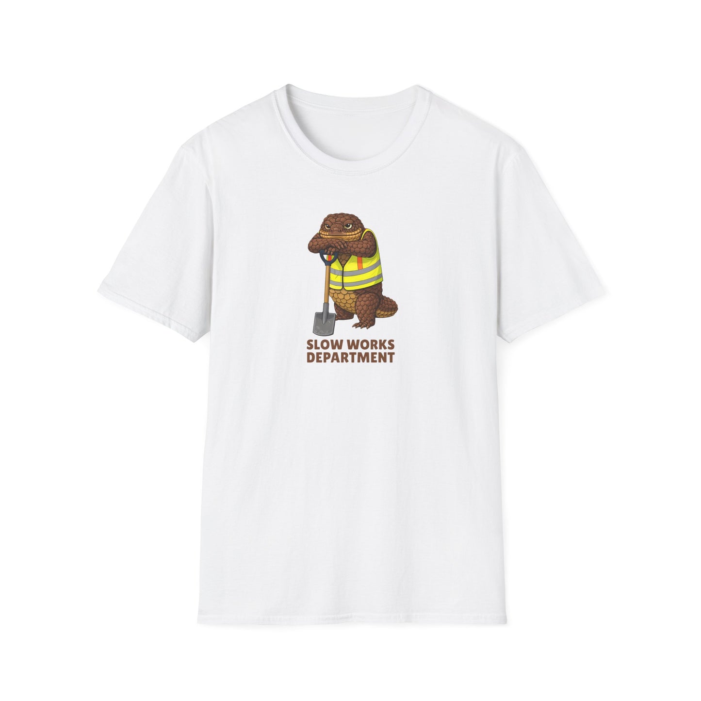 Shingleback T-Shirt, Slow Works Department Shirt, Australian Reptile Tee, Blue Tongue Lizard Gift, Wildlife Graphic Shirt, Lizard Lover Tee