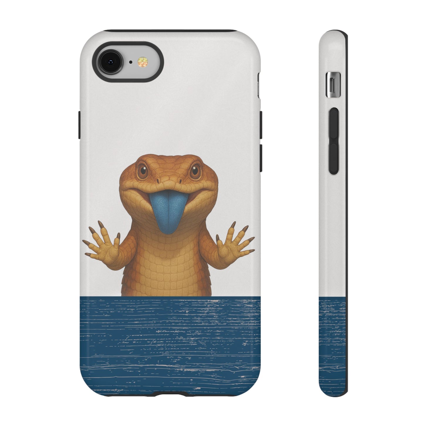 Blue-tongued Lizard iPhone Case – Glass Surfer Australian Wildlife Design