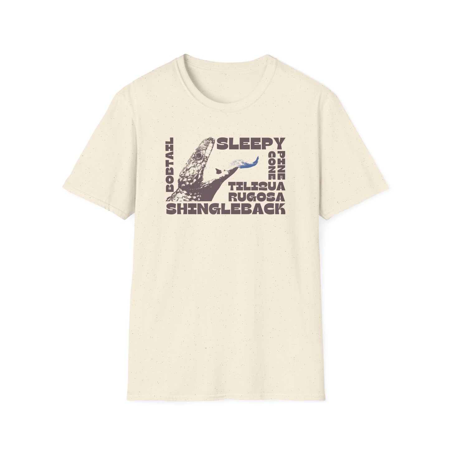 Shingleback Lizard T-Shirt, Tiliqua Rugosa Tee, Blue Tongue Skink Shirt, Australian Reptile Shirt, Sleepy Bobtail Tee, Herpetology Gift