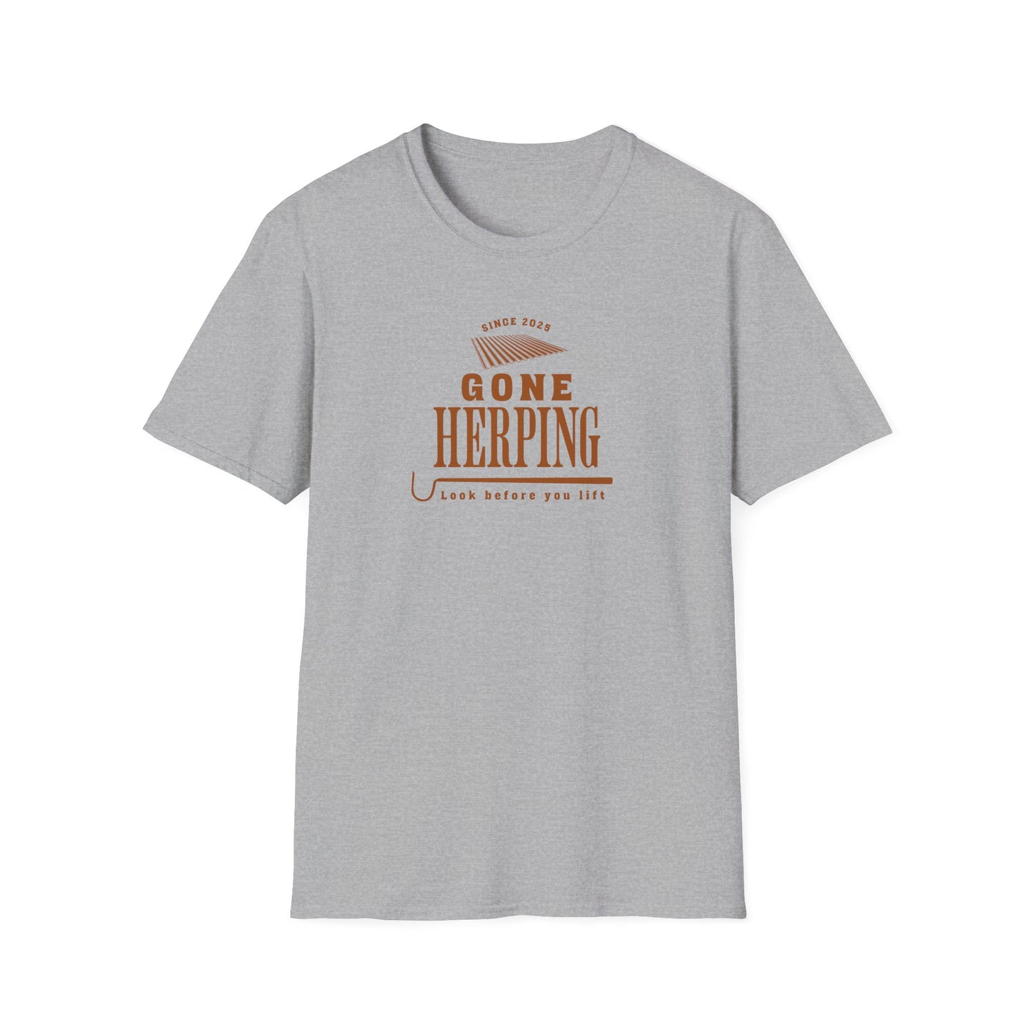 Gone Herping T-Shirt, Look Before You Lift Shirt, Field Herping Tee, Reptile Lover Gift, Snake Lover Shirt, Wildlife Graphic Tee