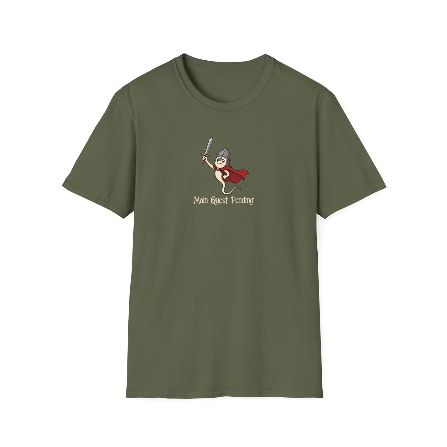 Funny Sperm T-Shirt Main Quest Pending, Father to Be Shirt, Dad Joke Shirt, Gamer Humor Tee, Biology Joke Shirt, New Dad Gift