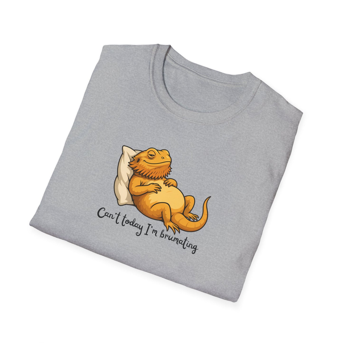Can’t Today I’m Brumating Bearded Dragon T-Shirt, Funny Beardie Tee, Reptile Lover Shirt, Lazy Lizard Shirt, Herpetology Gift, Bearded Dragon Gift