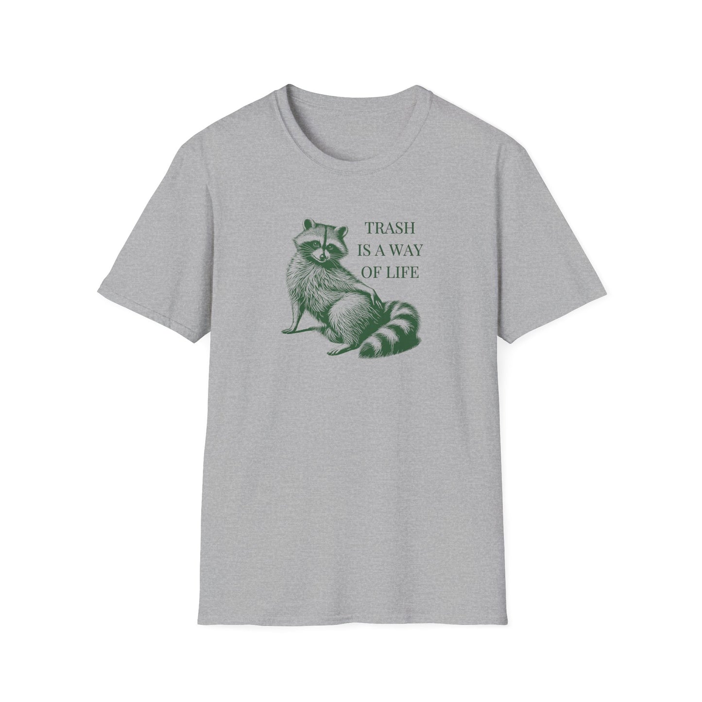 Raccoon T-Shirt Trash Is A Way Of Life Shirt, Funny Trash Panda Tee, Goblincore Shirt, Raccoon Lover Gift, Cute Wildlife Tee