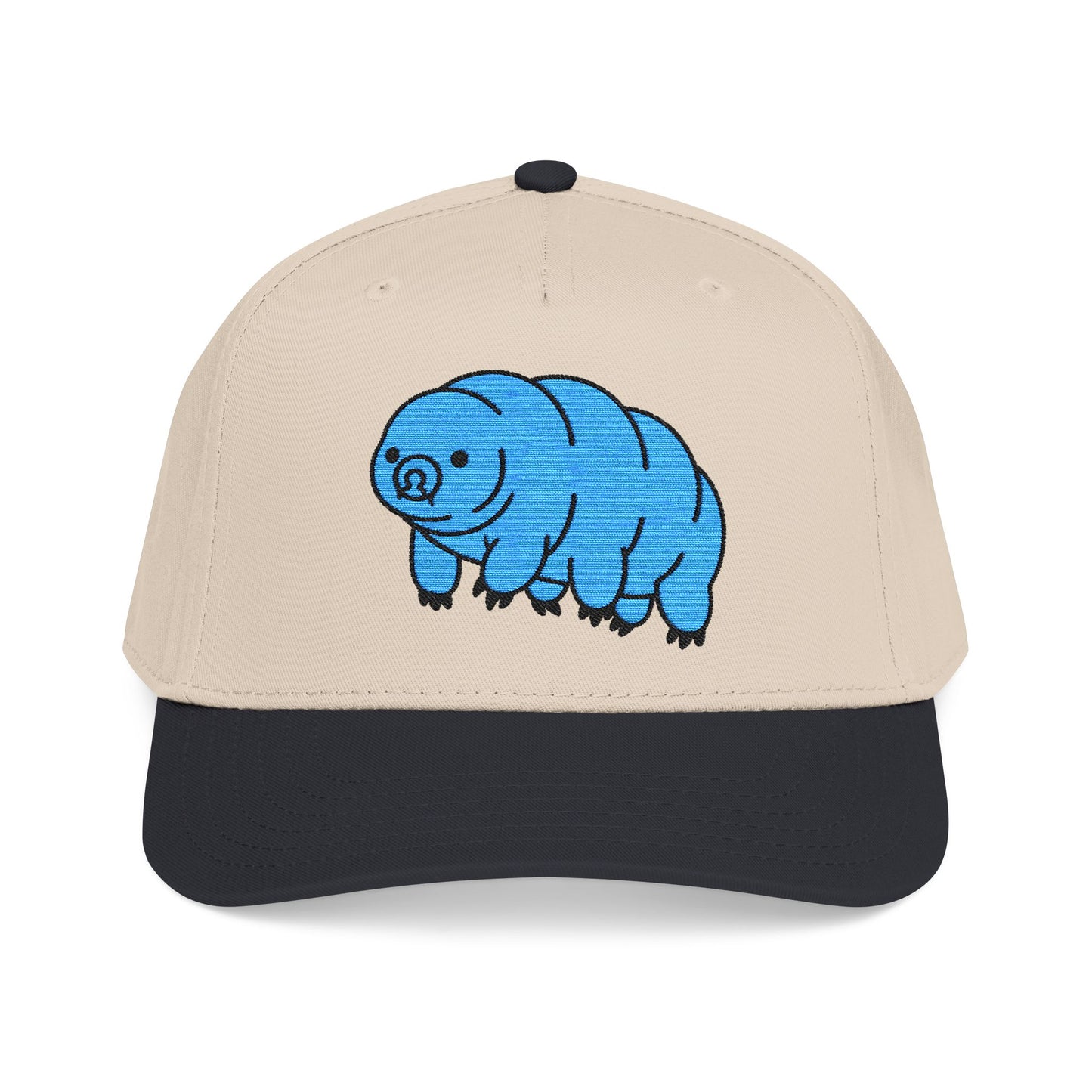 Tardigrade Embroidered Mid Profile Baseball Cap, Water Bear Hat, Science Nerd Cap, Biology Gift, Cute Microbiology Hat, Embroidered Dad Cap