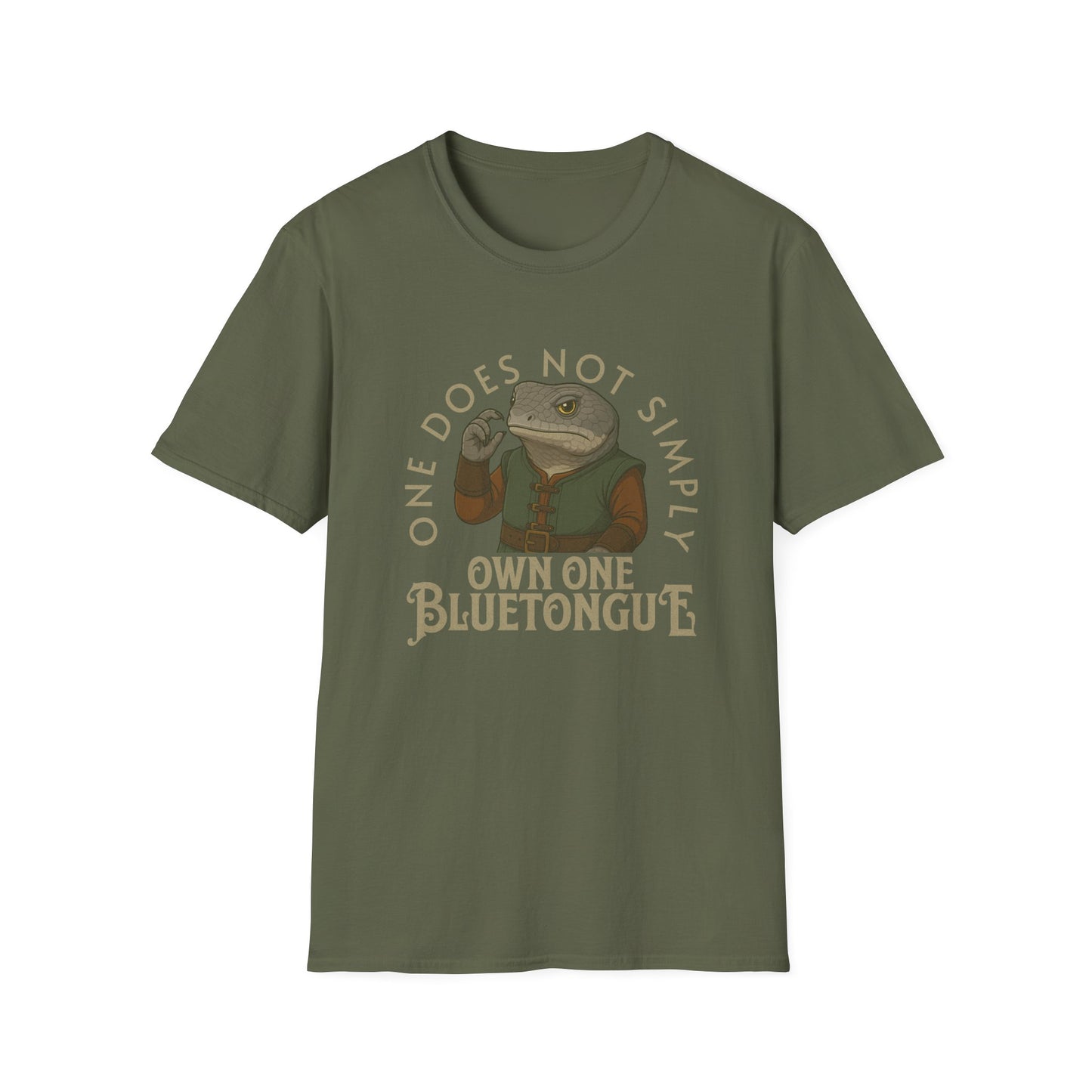 One Does Not Simply Own One Bluetongue T-Shirt – Funny Reptile Keeper & Lizard Lover Tee
