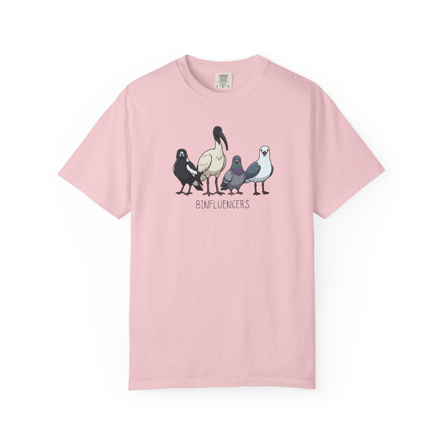 Binfluencers Bird Shirt, Australian Bird Tee, Comfort Colors Bin Chicken Shirt, Ibis Magpie Pigeon Seagull Graphic Tee, Bird Lover Gift