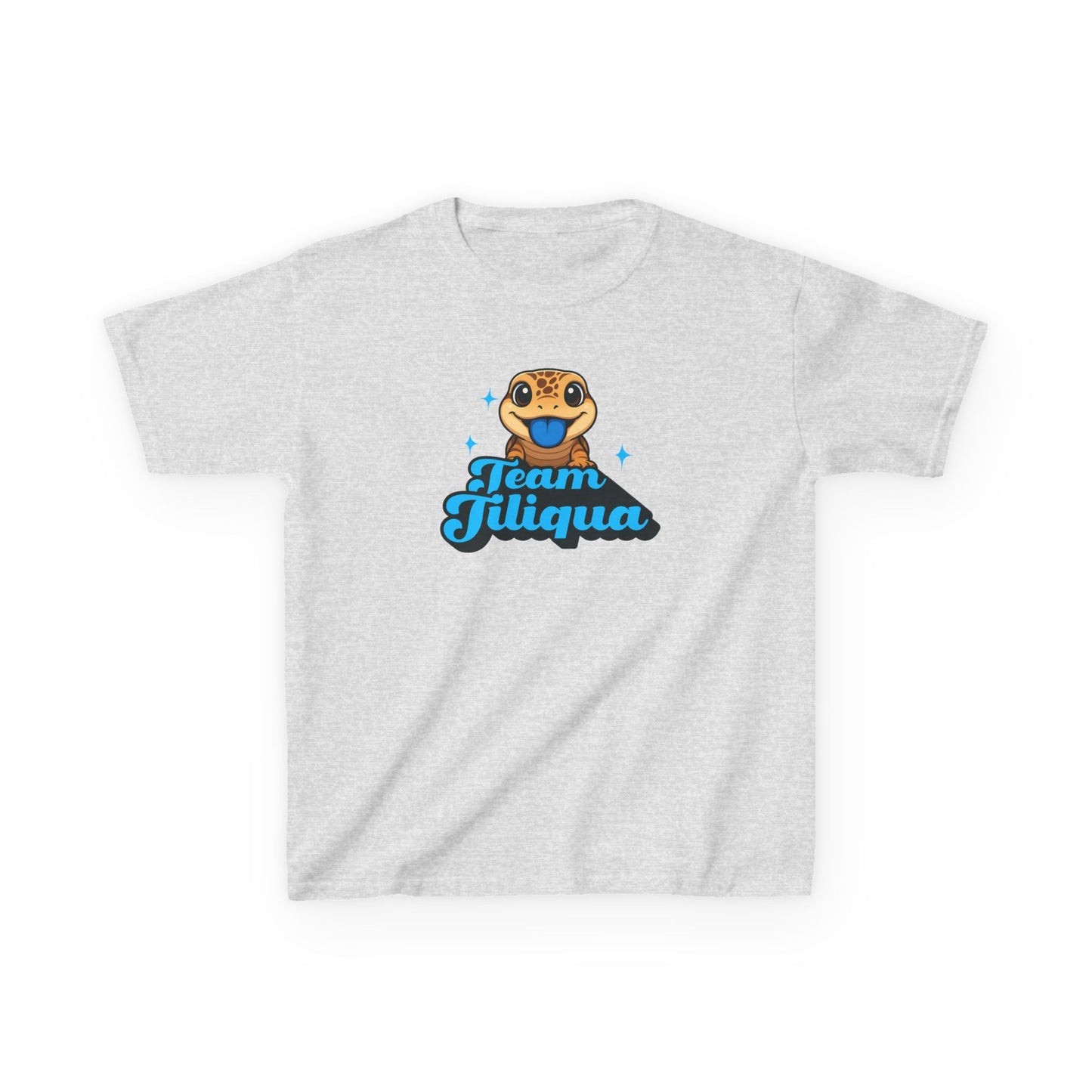 Team Tiliqua Kids T-Shirt – Cute Bluetongue Lizard & Shingleback Skink Reptile Tee