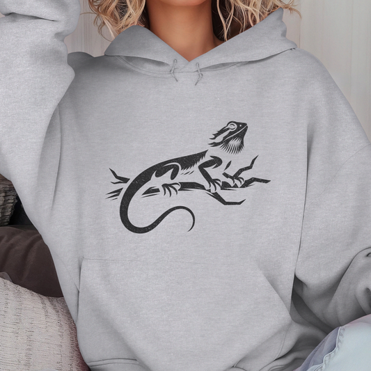 Bearded Dragon Hoodie, Reptile Hoodie, Lizard Hoodie, Bearded Dragon Gift, Herpetology Hoodie, Reptile Lover Sweatshirt, Aussie Dragon Hoodie