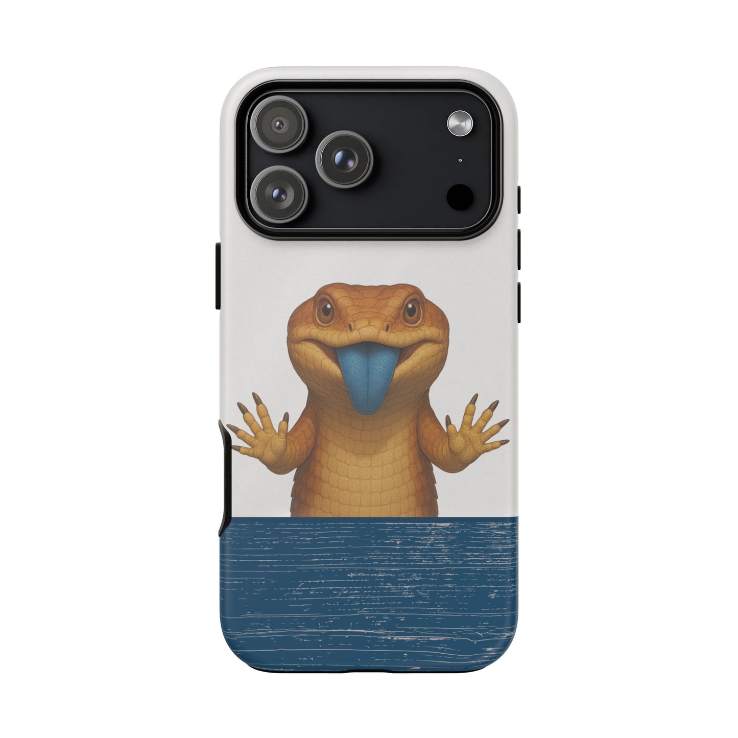 Blue-tongued Lizard iPhone Case – Glass Surfer Australian Wildlife Design