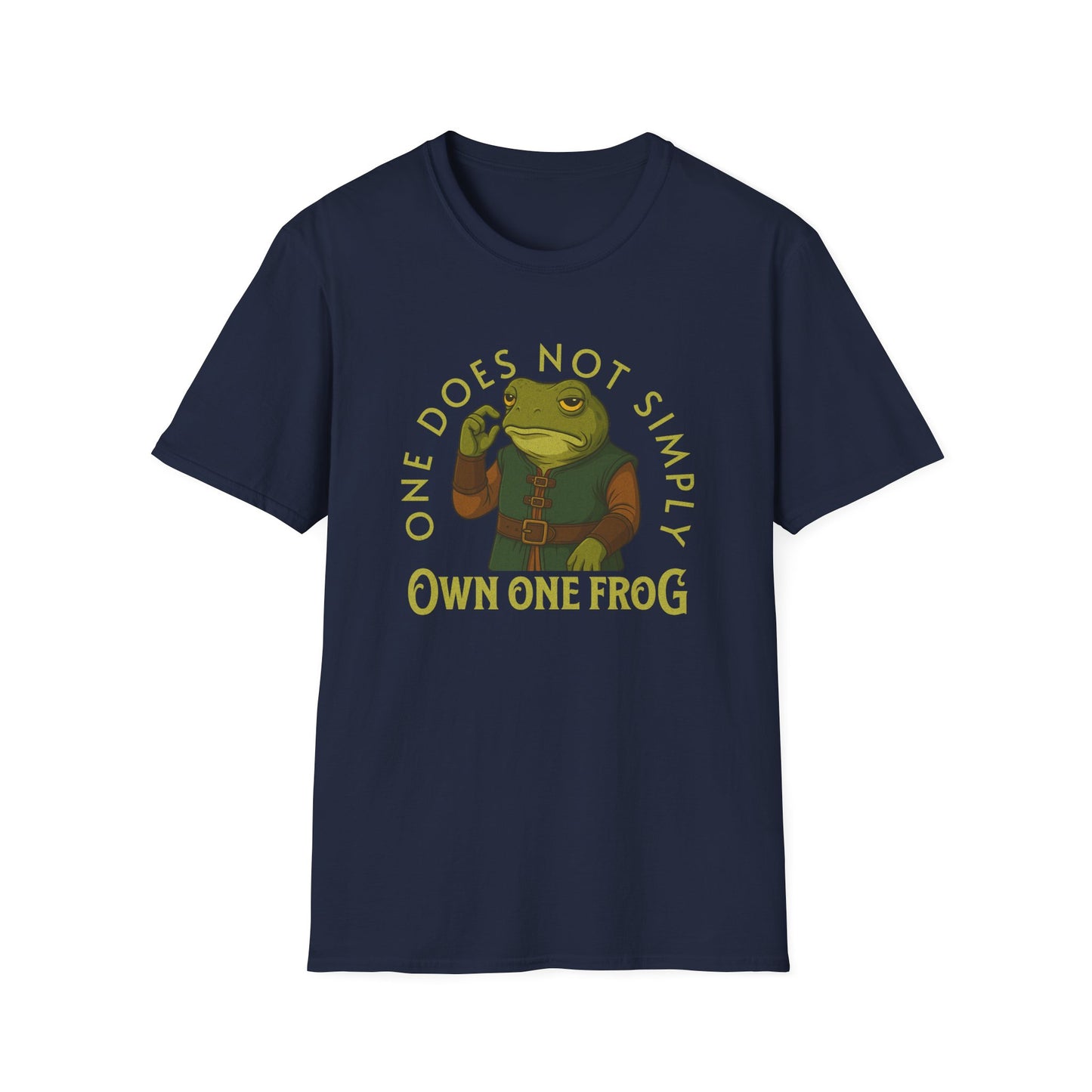 One Does Not Simply Own One Frog T-Shirt – Funny Frog Keeper & Amphibian Lover Tee