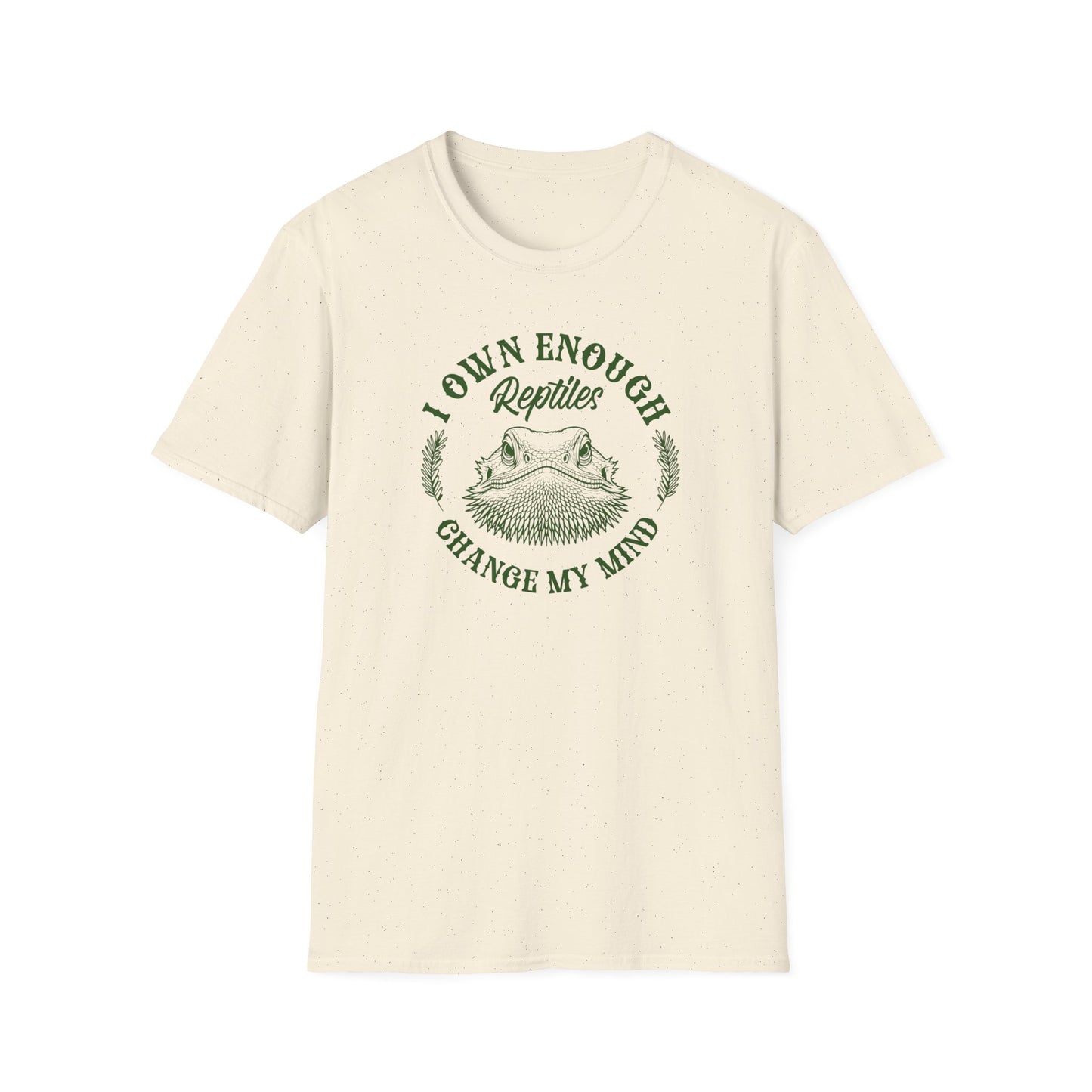 Reptile Keeper T-Shirt I Own Enough Reptiles Change My Mind, Funny Reptile Shirt, Bearded Dragon Snake Lizard Tee, Herpetology Gift