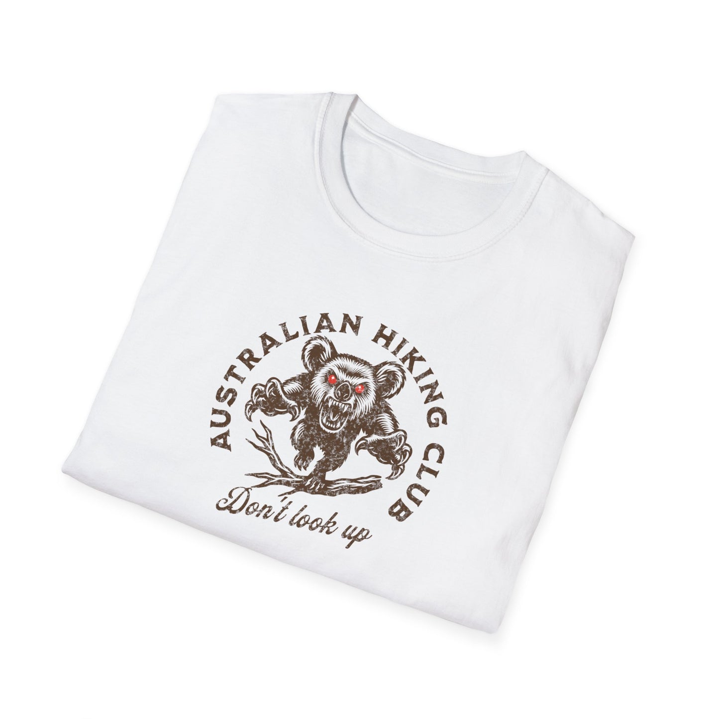 Drop Bear T-Shirt Australian Hiking Club Don’t Look Up, Funny Aussie Shirt, Drop Bear Warning Tee, Australia Meme Shirt, Hiking Gift