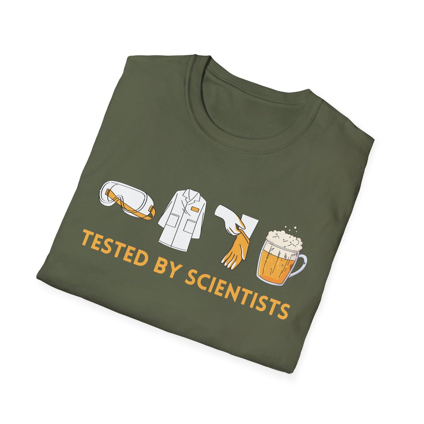 Tested by Scientists T-Shirt – Beer Funny Science Drinking Tee