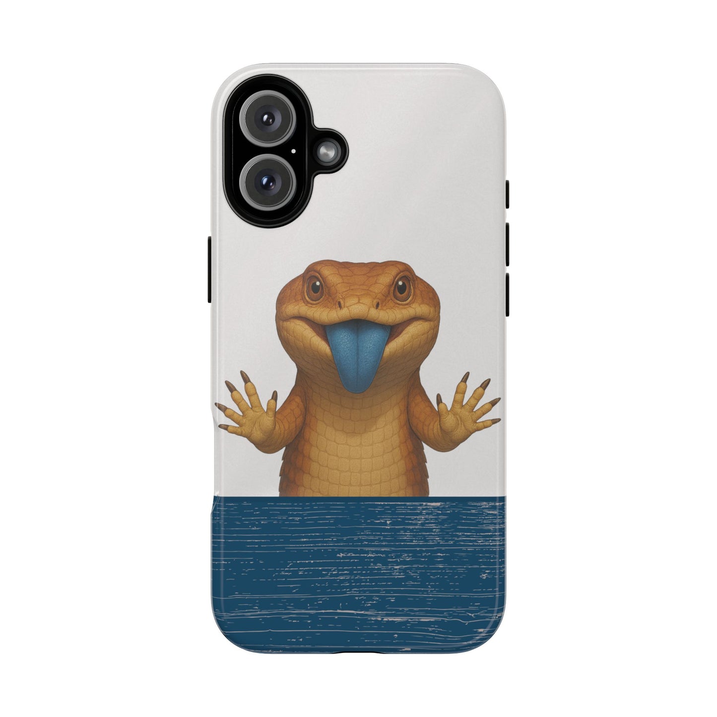 Blue-tongued Lizard iPhone Case – Glass Surfer Australian Wildlife Design