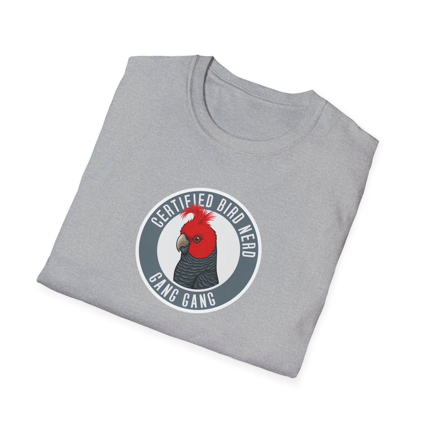 Gang Gang Cockatoo T-Shirt, Certified Bird Nerd Shirt, Australian Bird Tee, Birdwatching Gift, Wildlife Lover Tee, Cockatoo Shirt