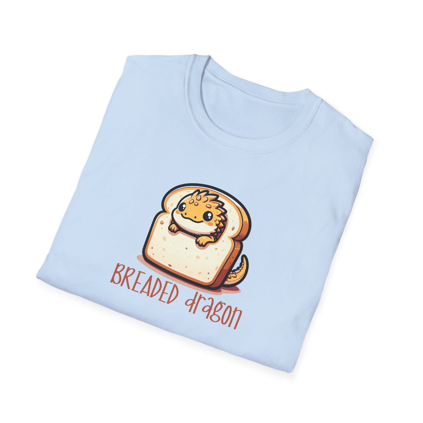 Breaded Dragon T-Shirt, Bearded Dragon Pun Shirt, Cute Reptile Lover Tee, Lizard Gift, Beardie Mom Dad Shirt, Food Pun Graphic Tee