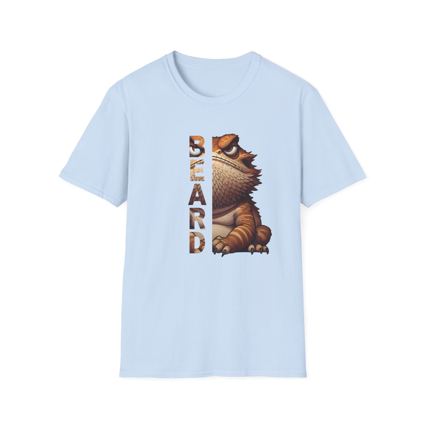 Bearded Dragon T-Shirt – Bold ‘BEARD’ Design Funny Reptile Lover Tee