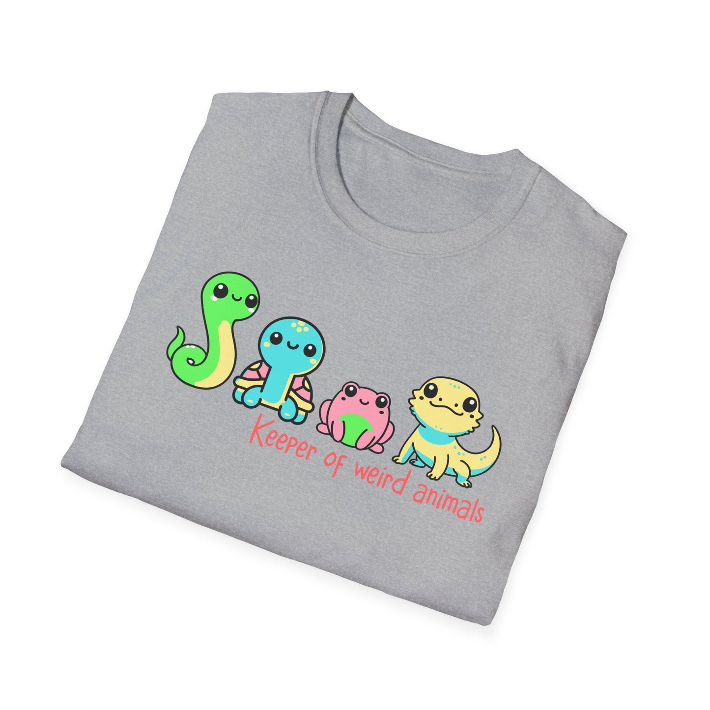 Keeper Of Weird Animals T-Shirt, Reptile Lover Shirt, Frog Snake Turtle Lizard Tee, Exotic Pet Owner Gift, Herpetology Shirt
