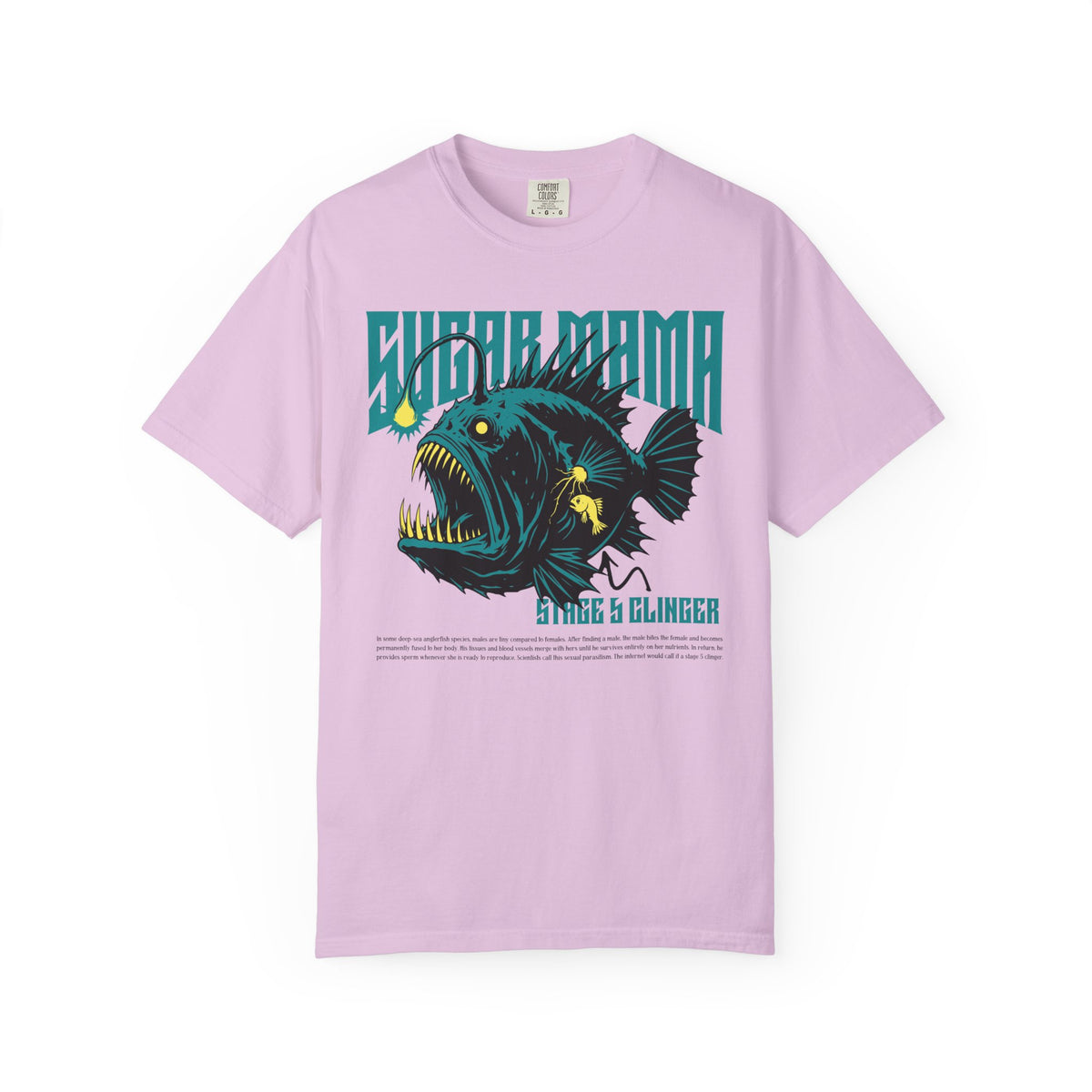 Angler Fish Shirt, Comfort Colors Deep Sea Fish Tee, Marine Biology T Shirt, Ocean Lover Gift, Funny Anglerfish Graphic Tee, Science Shirt